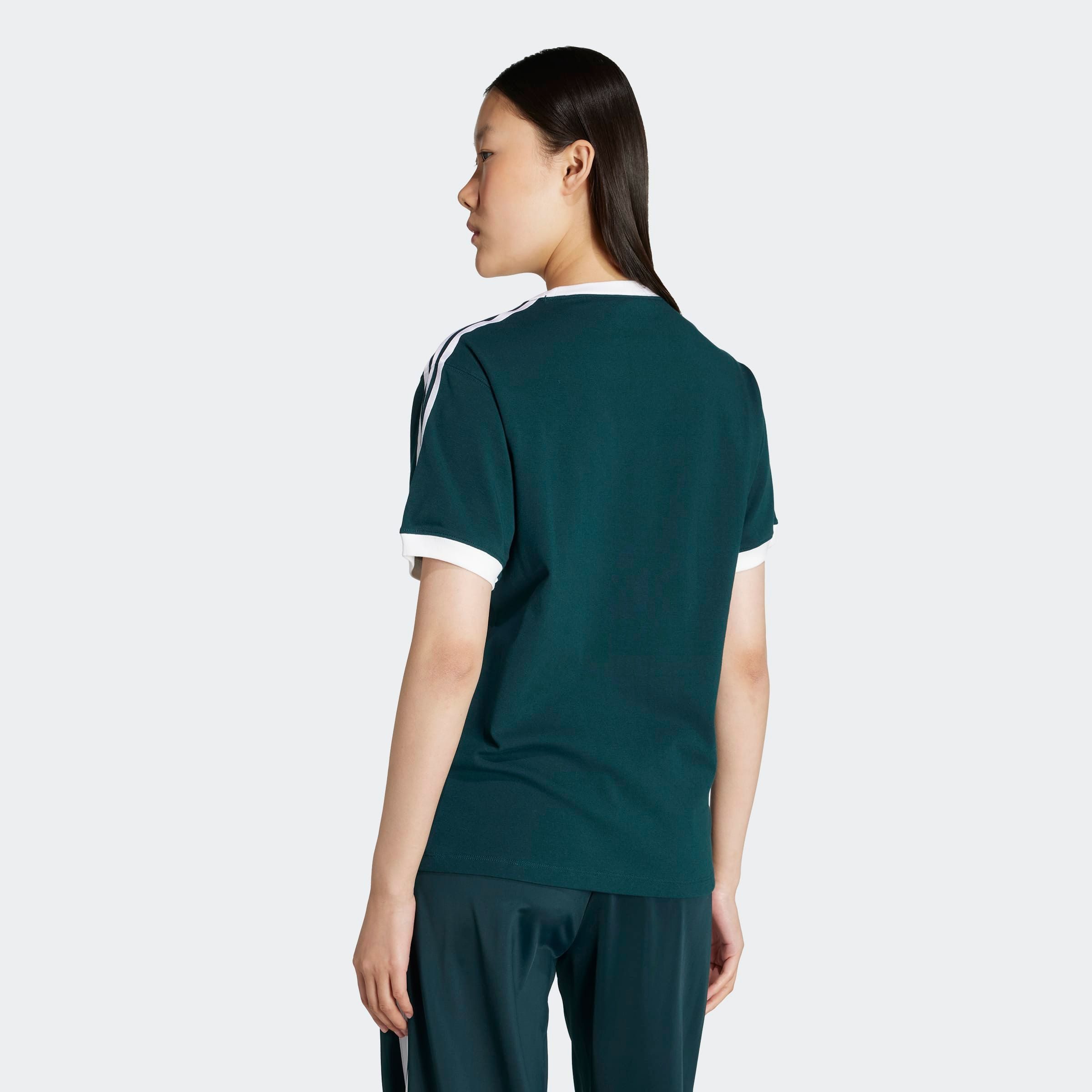 adidas Originals T-shirt 3 STRIPE TEE drie-strepen shirt met trefoil-logo