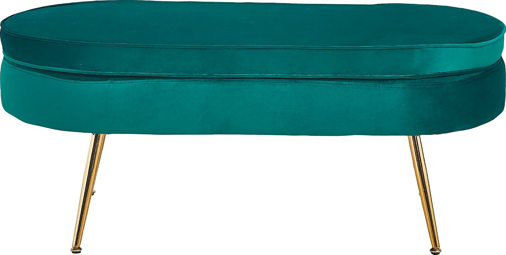 SalesFever Hocker Clam ovaal, breedte 99 cm