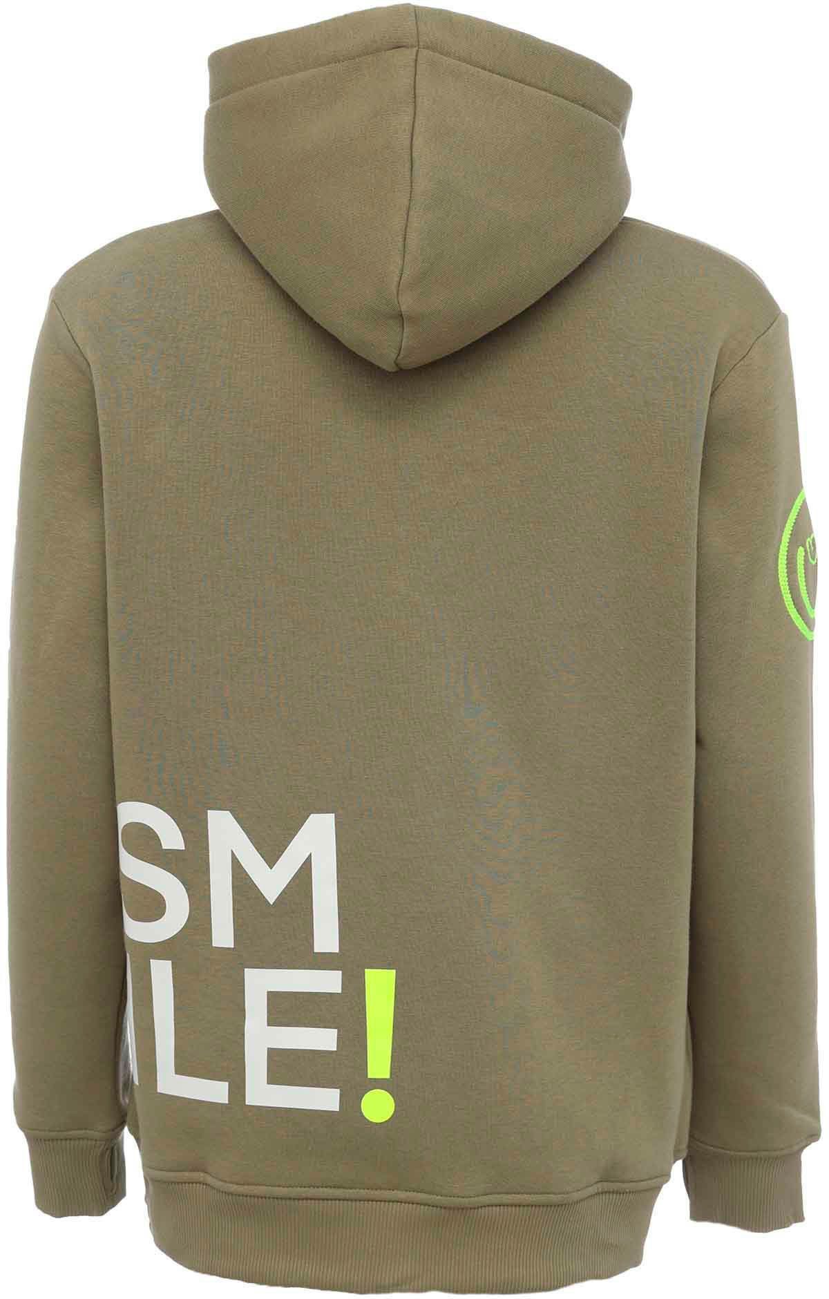 Zwillingsherz Hoodie Alissa met smile-print