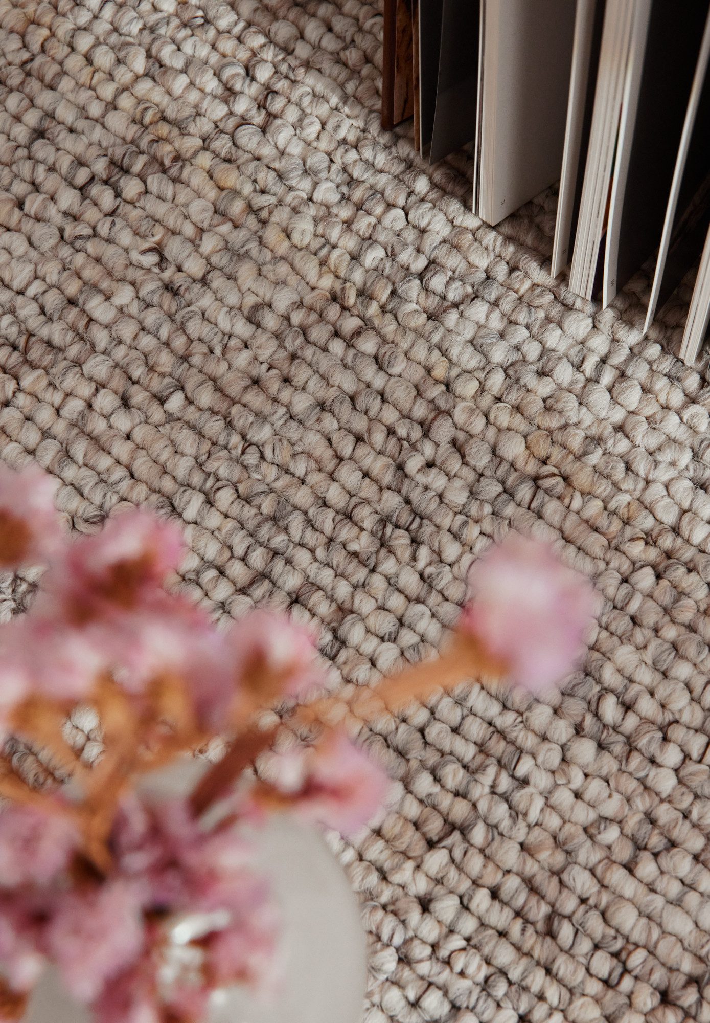 ELLE DECORATION Vloerkleed Rocco Duurzaam, loper, wasbaar, woonkamer, eetkamer, wol-look