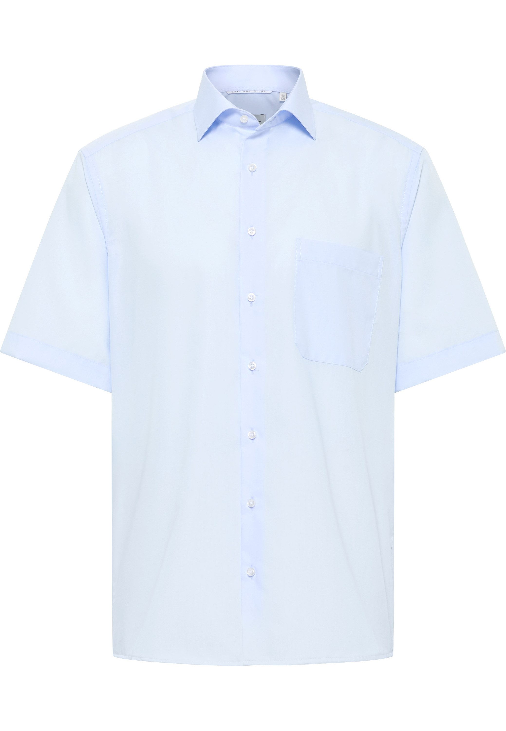 Eterna Overhemd met korte mouwen Comfort fit NON IRON (strijkvrij)