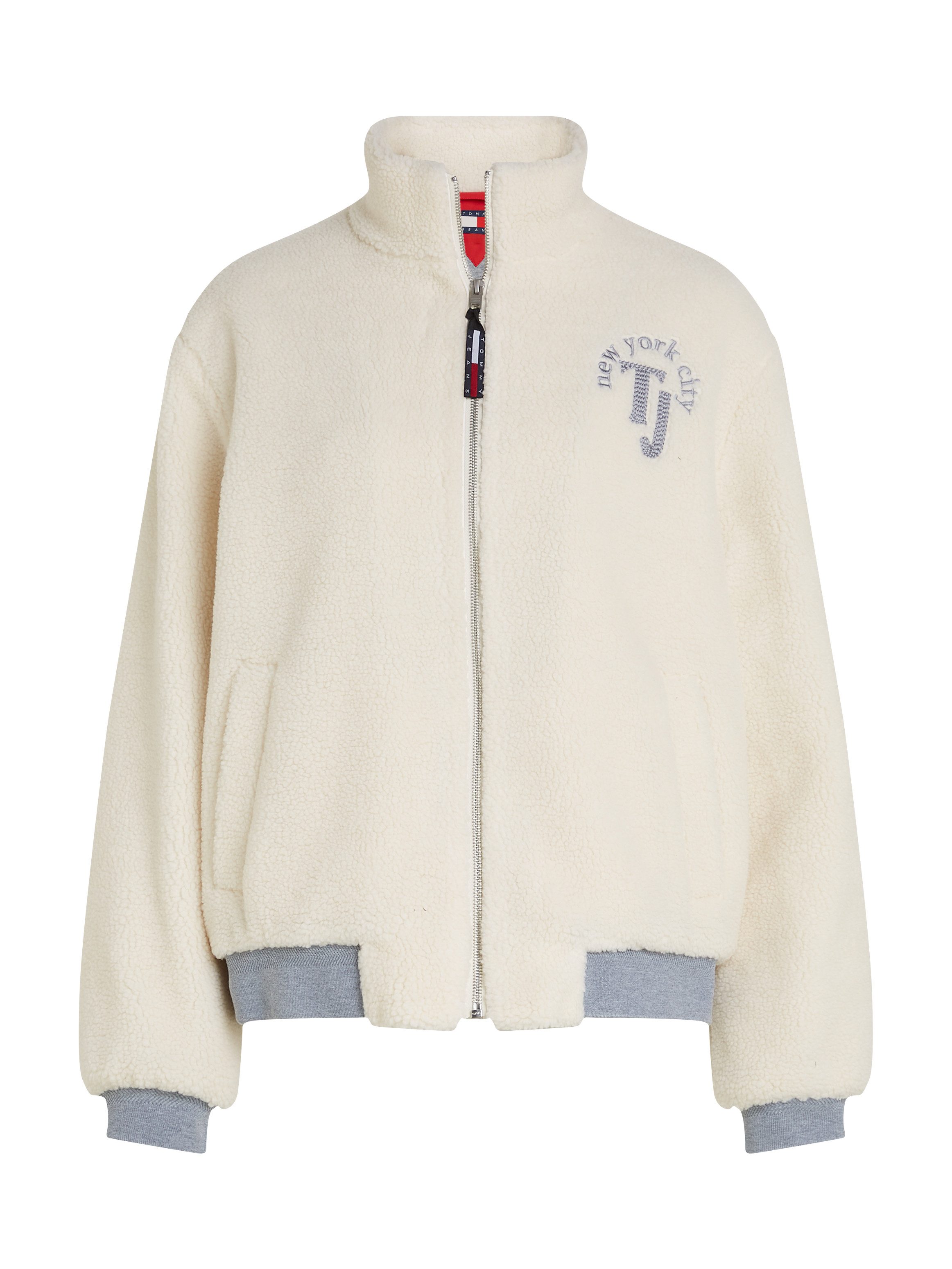 TOMMY JEANS Bomberjack TJ TEDDY BOMBER met groot logo op de rug