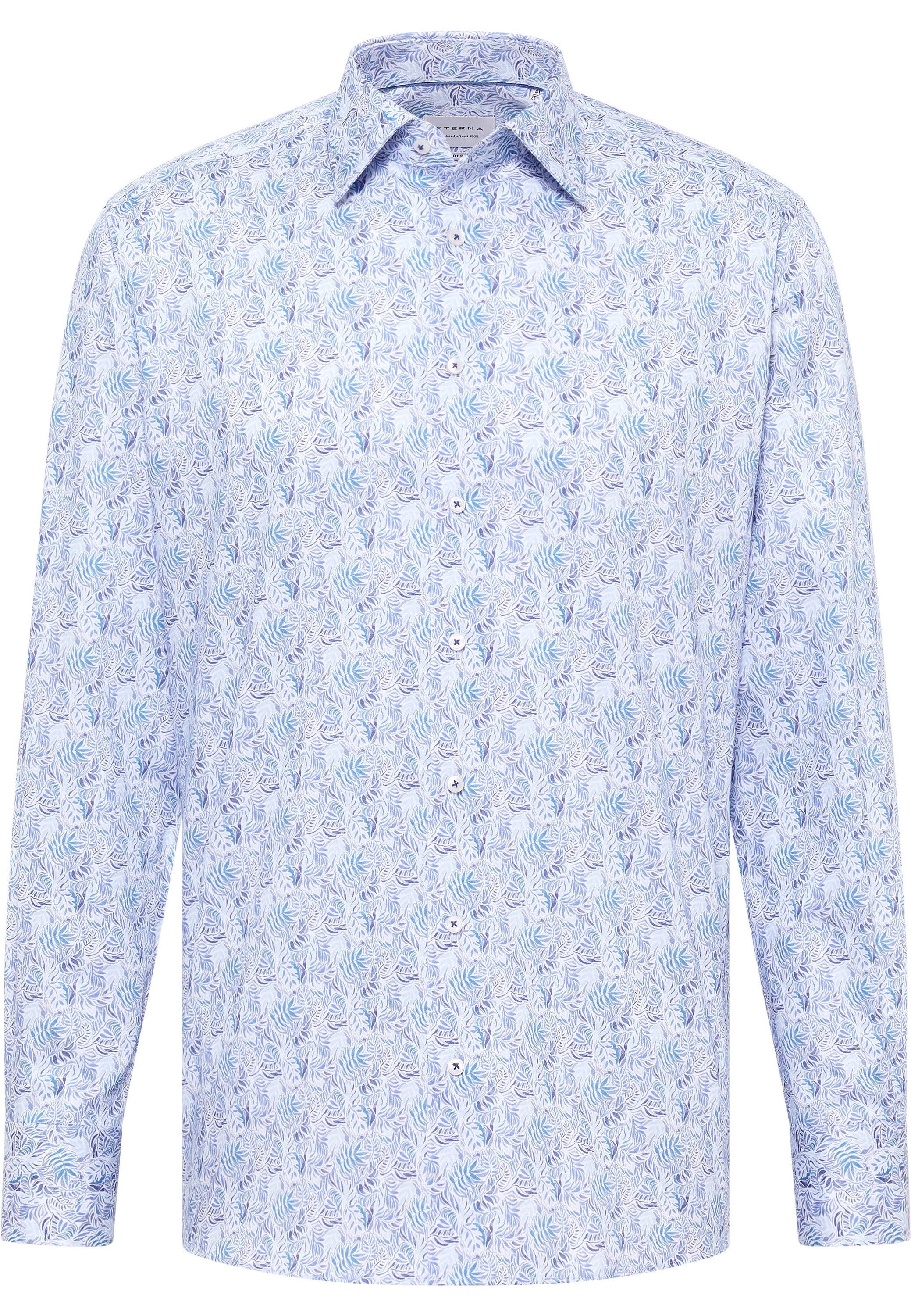 Eterna Overhemd met lange mouwen MODERN FIT NON IRON (strijkvrij)