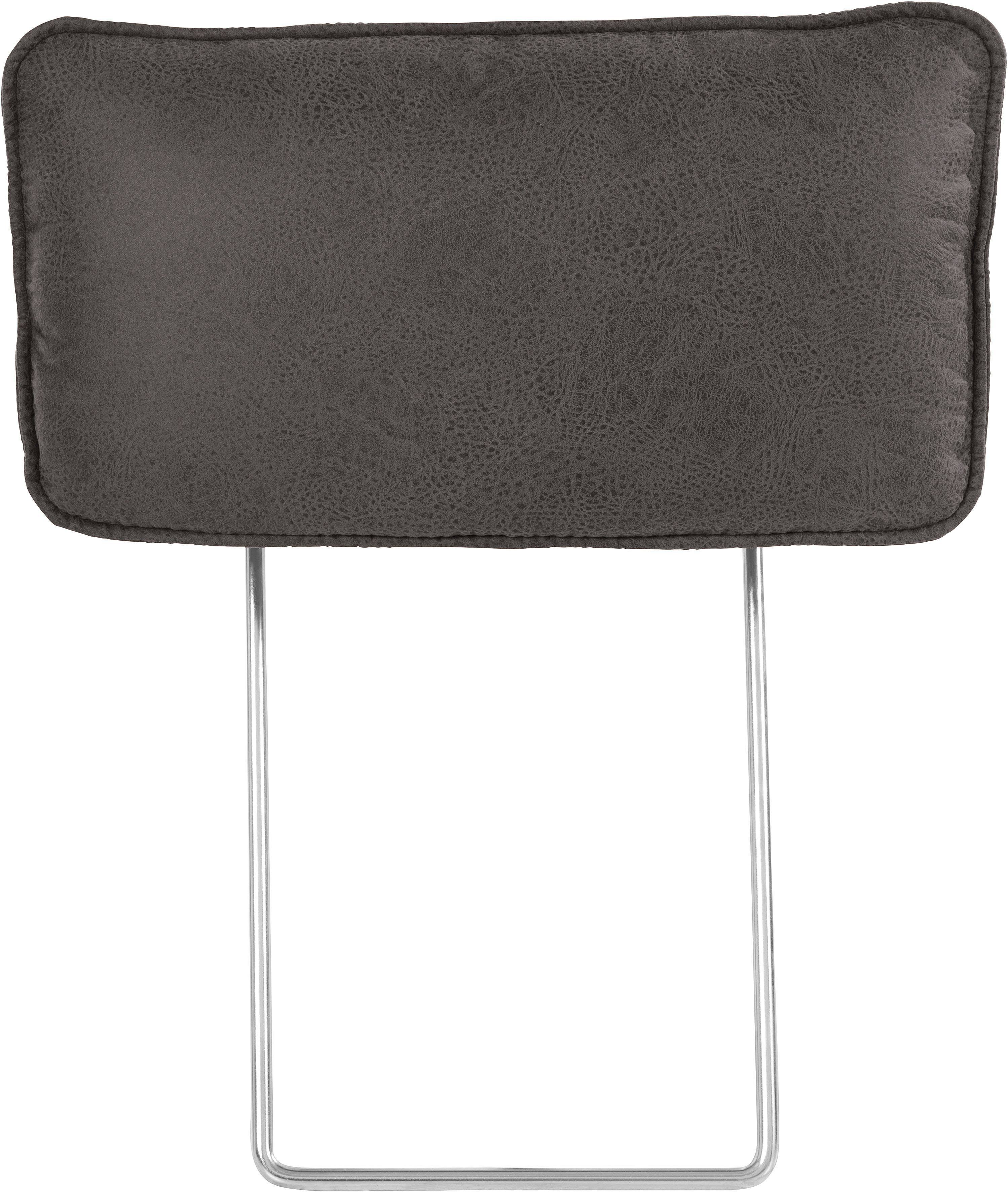 INOSIGN Hoofdsteun Birkholm passend bij de birkholm-serie, bxdxh van het kussen: 50 x 10 x 25 cm (set, 2 stuks) grijs, toebehoren voor banken