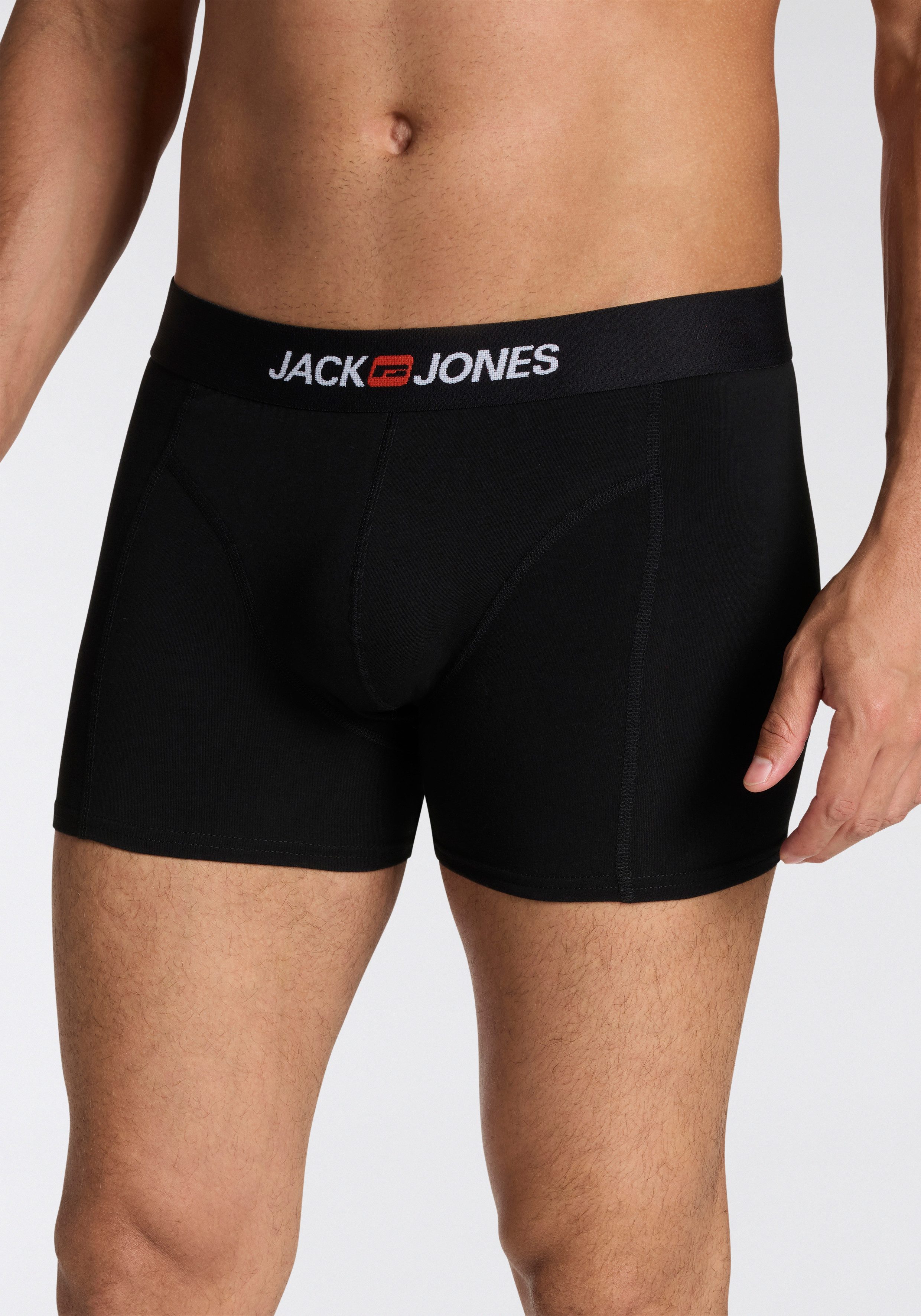 Jack & Jones Trunk JACOLD – Boxershorts met gekleurde band in 6-pack (set, 6 stuks)