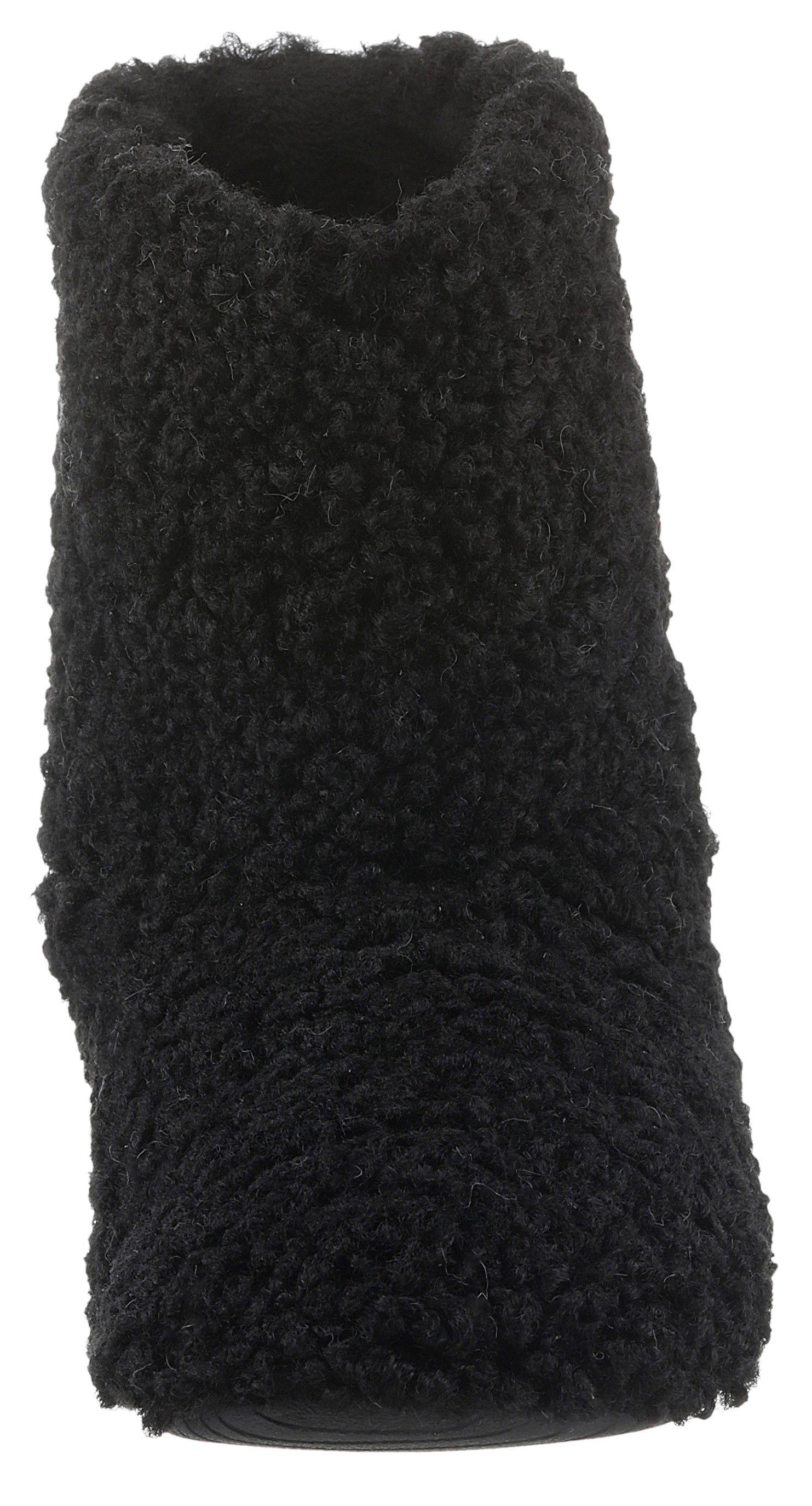 VERBENAS Pantoffels Yaiza Curly homeslipper, instaplaarzen, pantoffel in knuffel-uitstraling