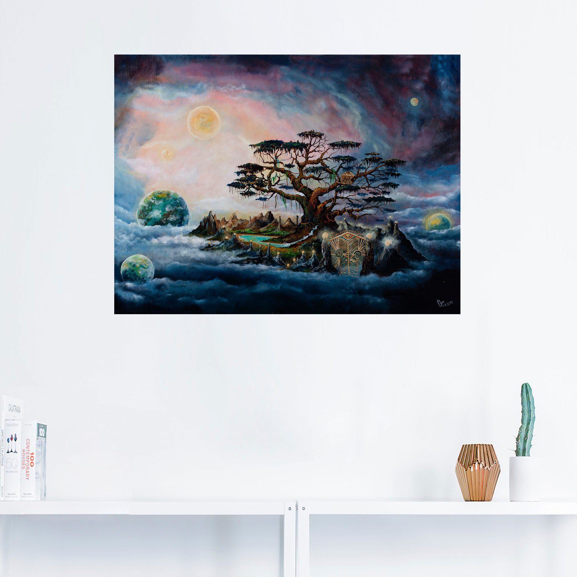 Artland Artprint De wereldwachters als artprint van aluminium, artprint op linnen, muursticker of poster in verschillende maten