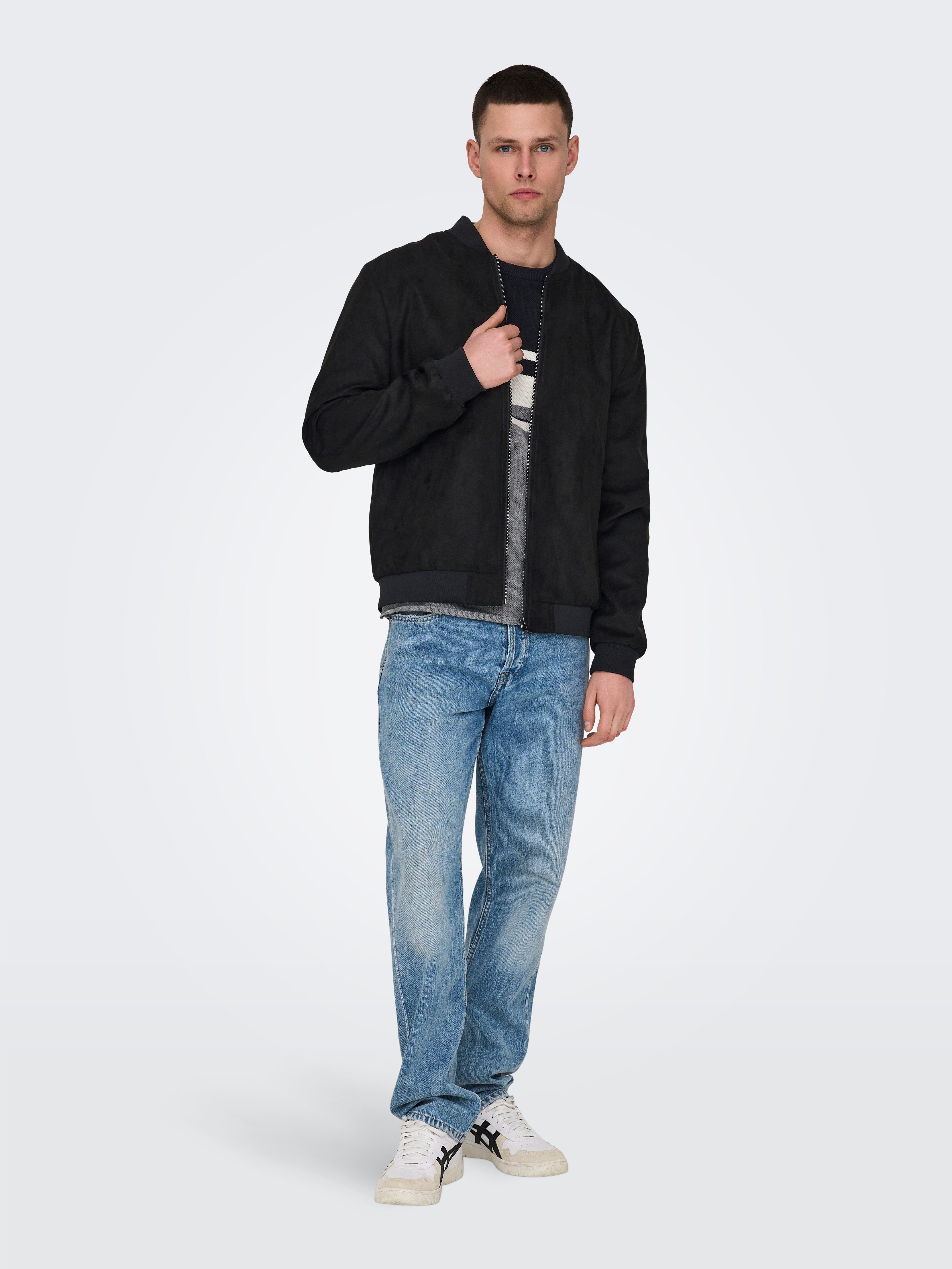 ONLY & SONS Bomberjack ONSLUCAS FAKE SUEDE BOMBER OTW