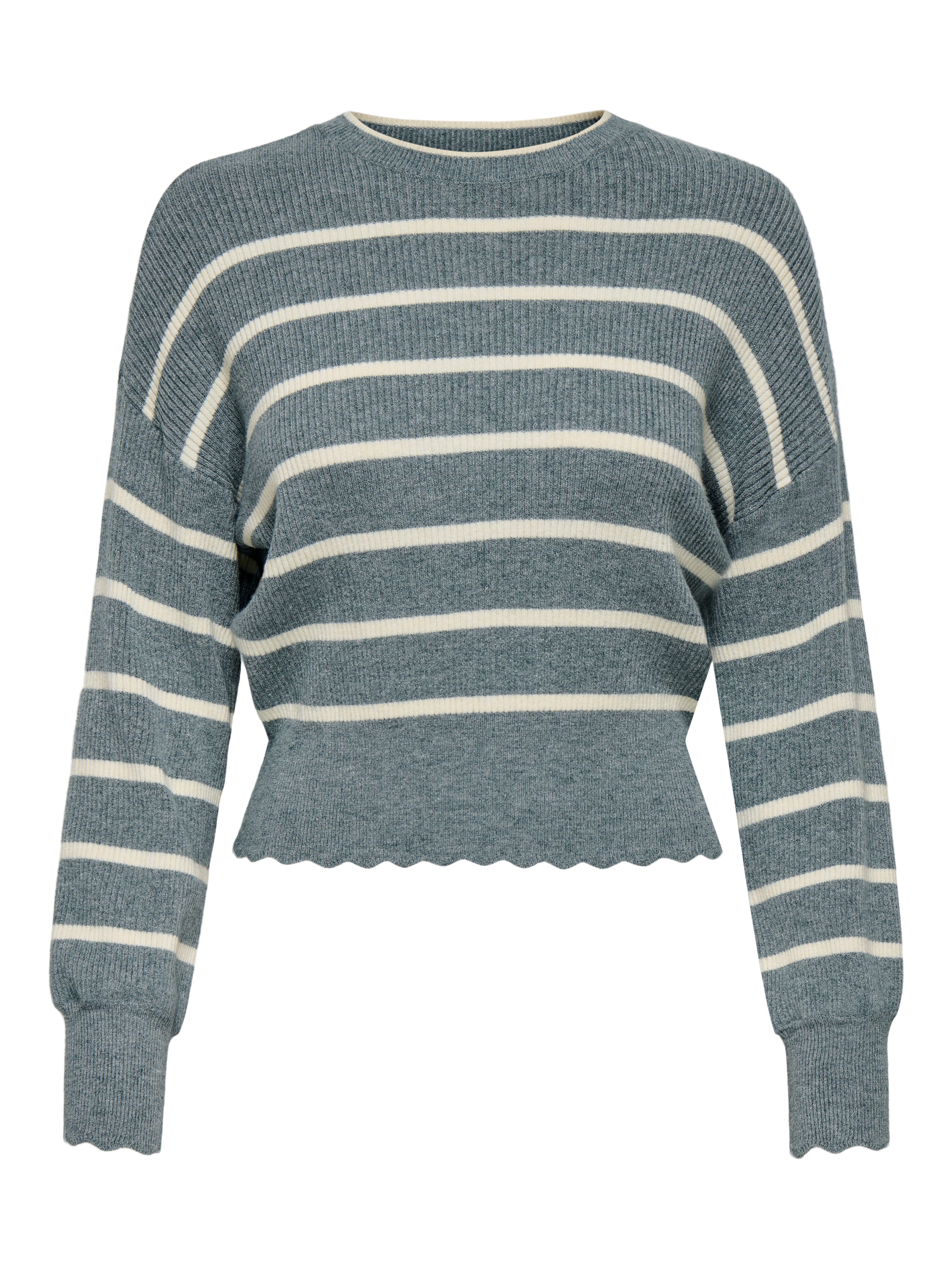 Only Trui met ronde hals ONLIBI LS O-NECK NOOS KNT