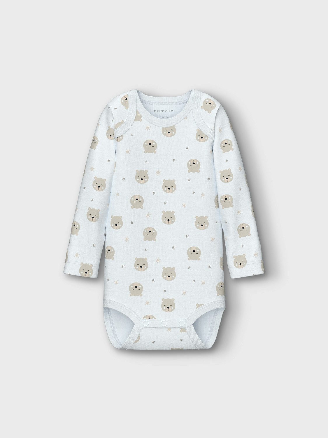 Name It Body NBNBODY 3P LS OXFORD BEAR NOOS (set, 3-delig)