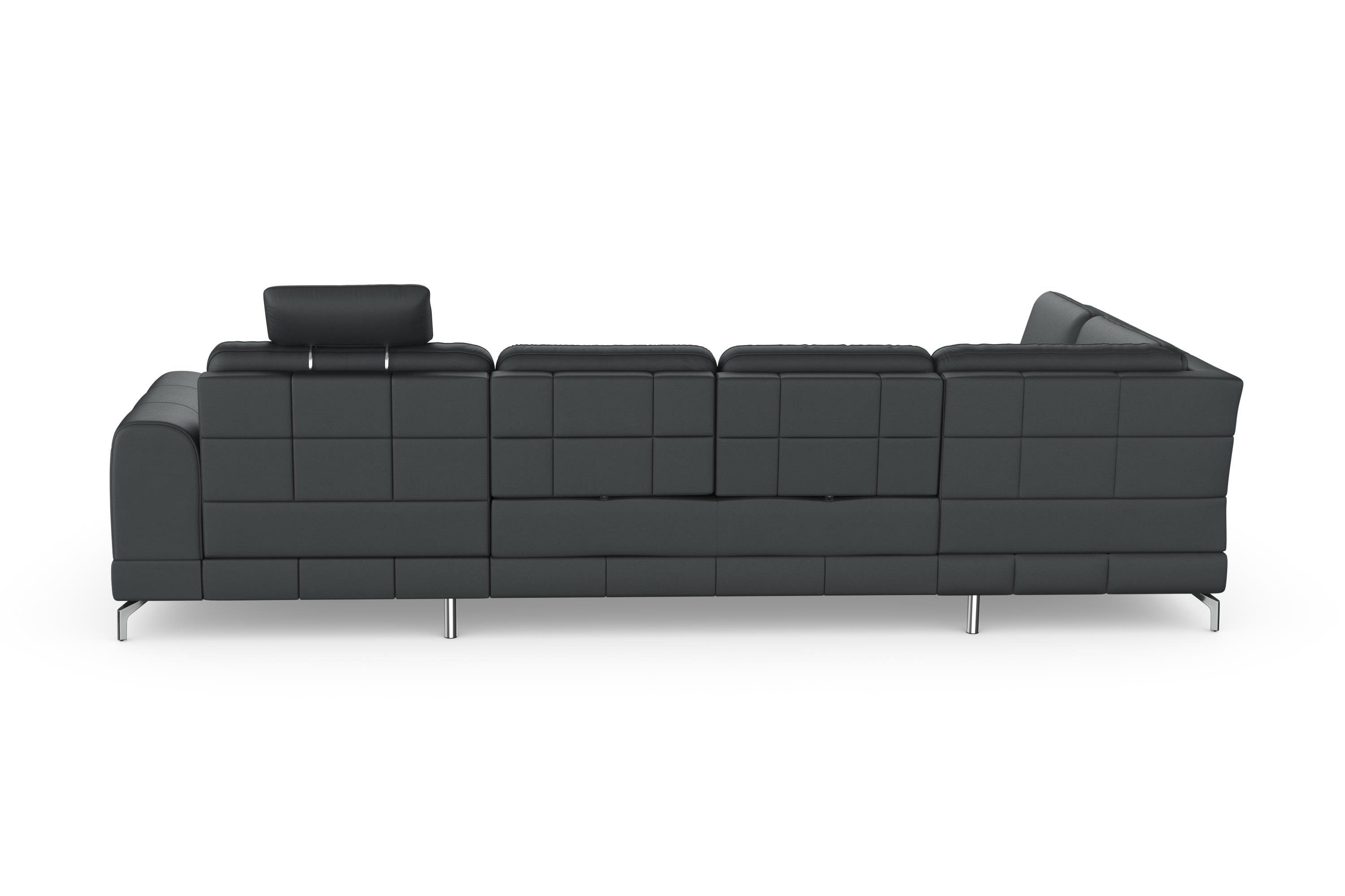 sit&more Zithoek Bendigo U-vorm inclusief zitdiepteverstelling, bodemvrijheid 12 cm, in 2 pootkleuren