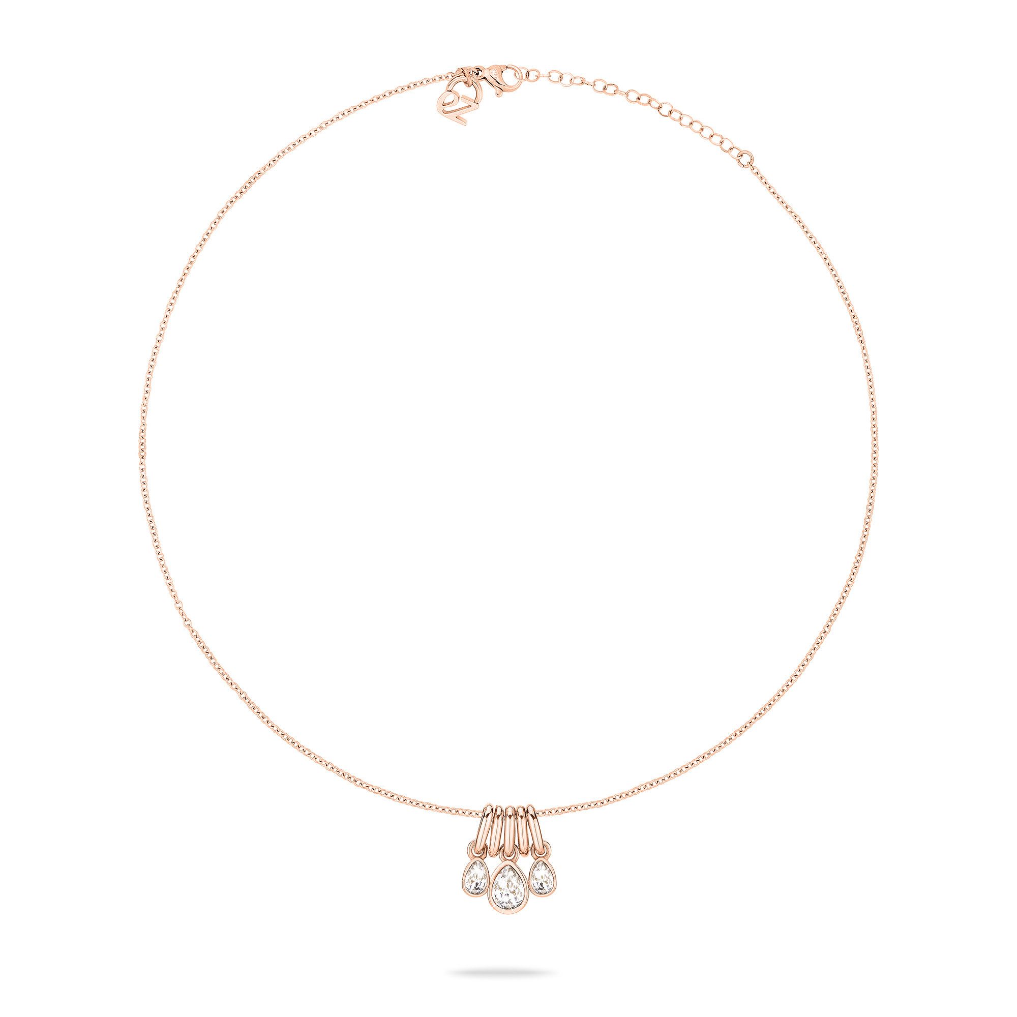 MUSTANG Ketting met hanger Sieraad Geschenk Roestvrijstalen Ketting Like Diamonds Druppels