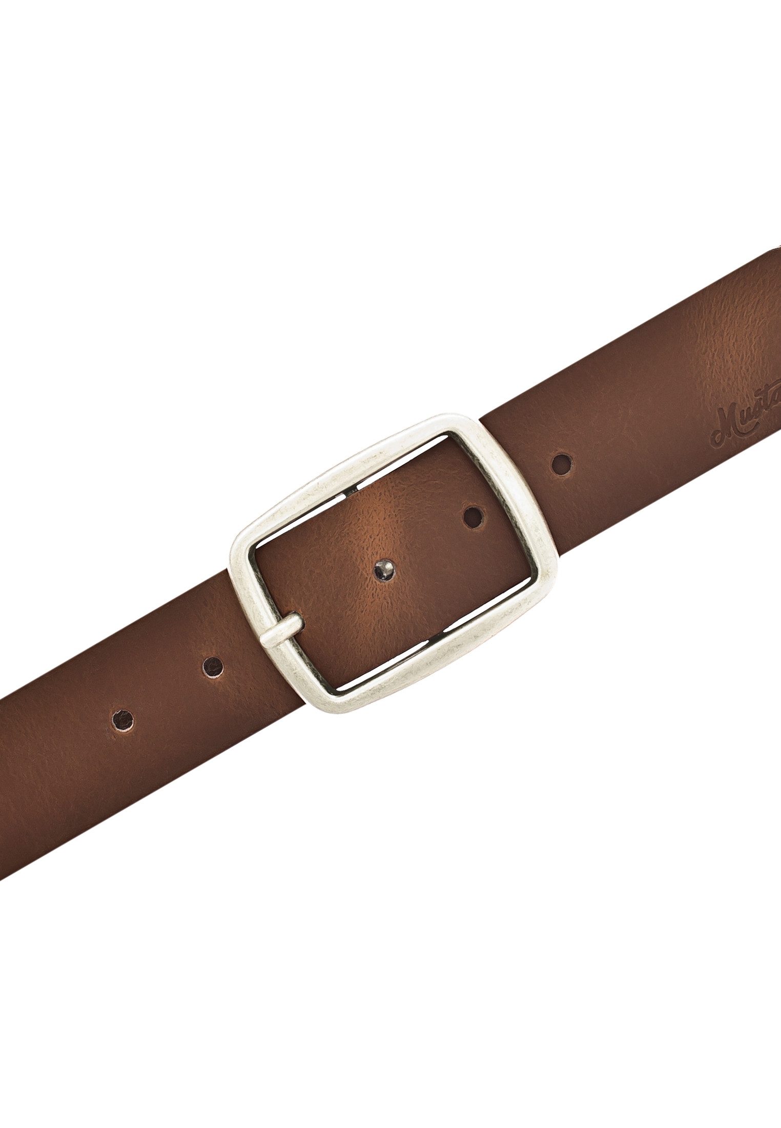 MUSTANG Leren riem Pull-up leer met vintage karakter, 4 cm