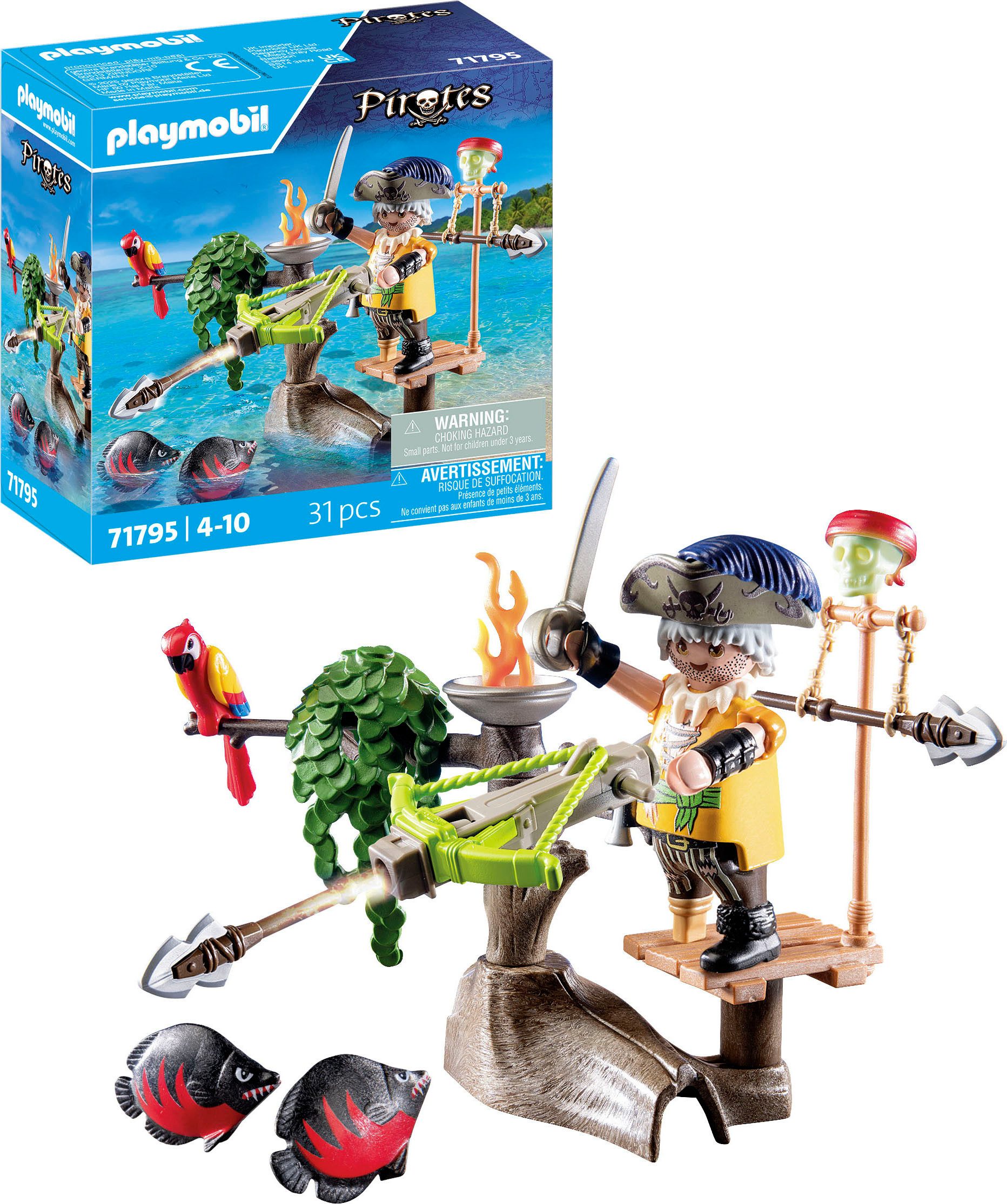 Playmobil® Constructie-speelset Pirat mit Balliste (71795), Playmobil Pirates (31-delig)
