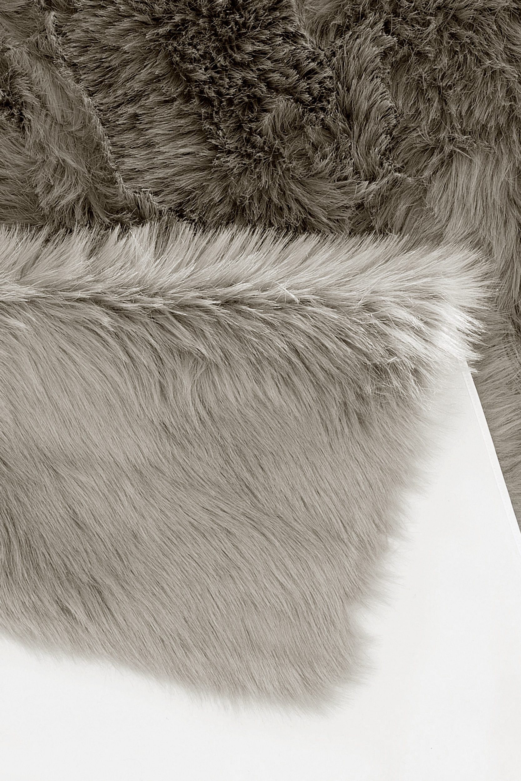 my home Hoogpolig vloerkleed Valeria schapenvacht tapijt knuffelig Imitatiebont, zachte vloerkleden, woonkamer, slaapkamer, eetkamer