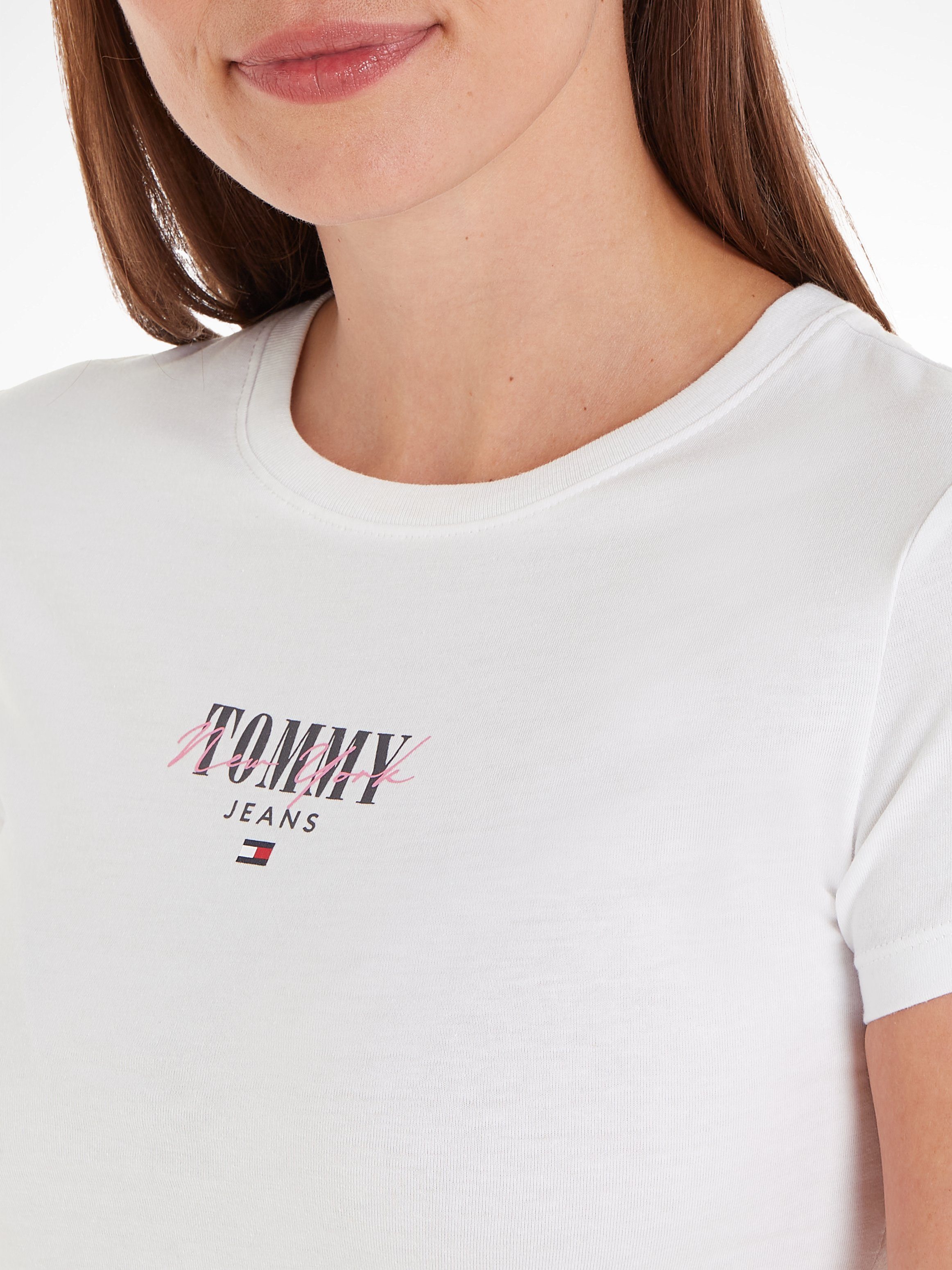 Tommy Jeans Curve T-shirt TJW SLIM ESSNTL LOGO 1 TEE EXT