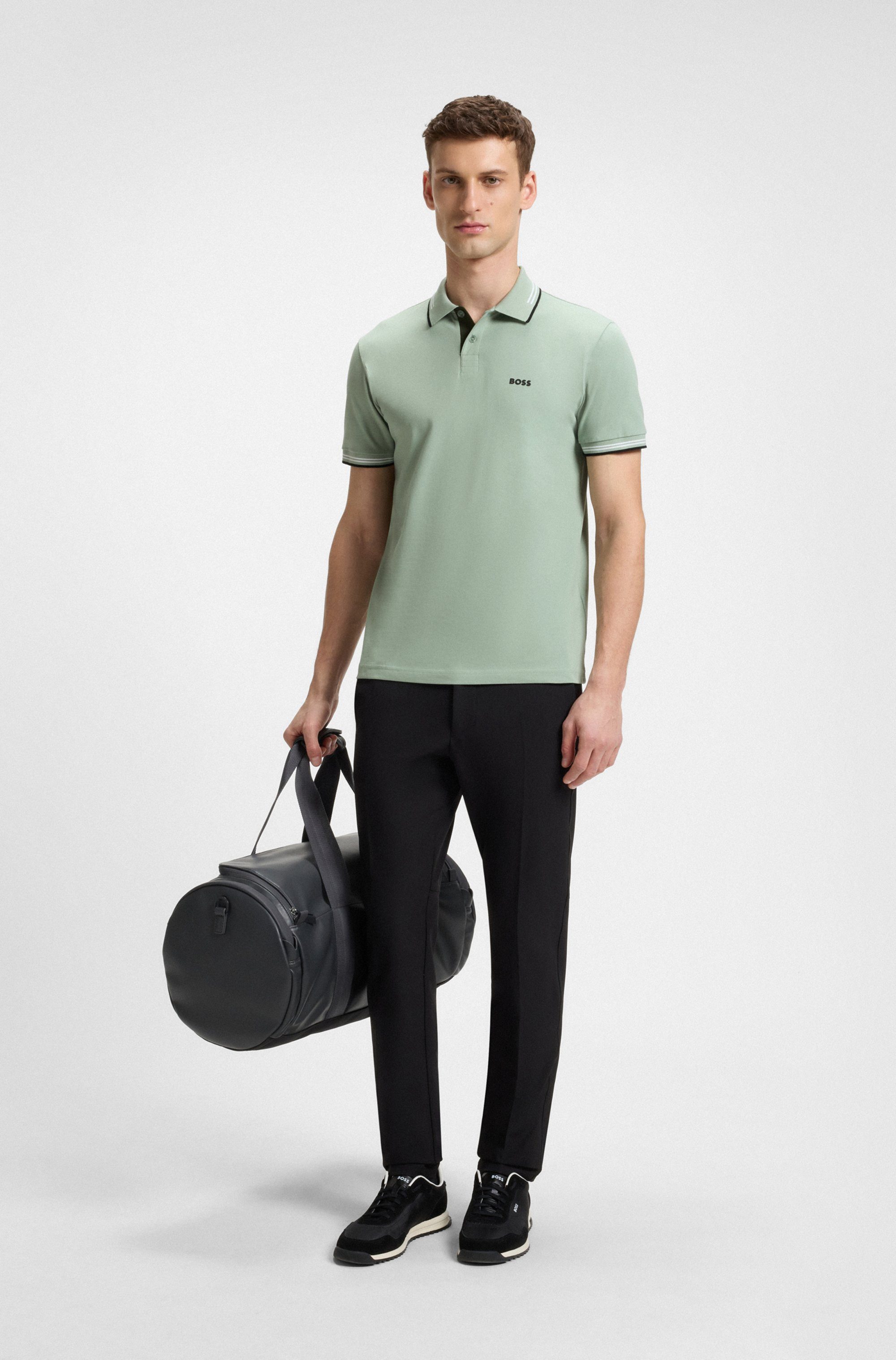 BOSS GREEN Poloshirt Paul met een polokraag