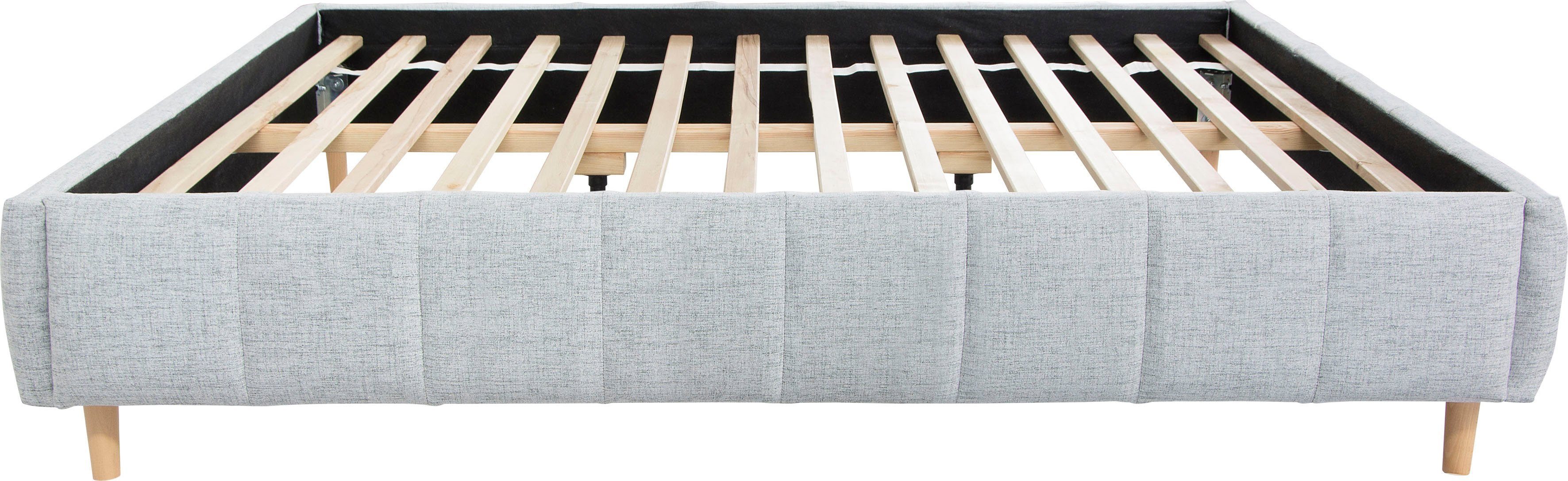 andas Gestoffeerd bed Tarje in 5 breedten, ook in extra lang 220 cm, incl. lattenrol