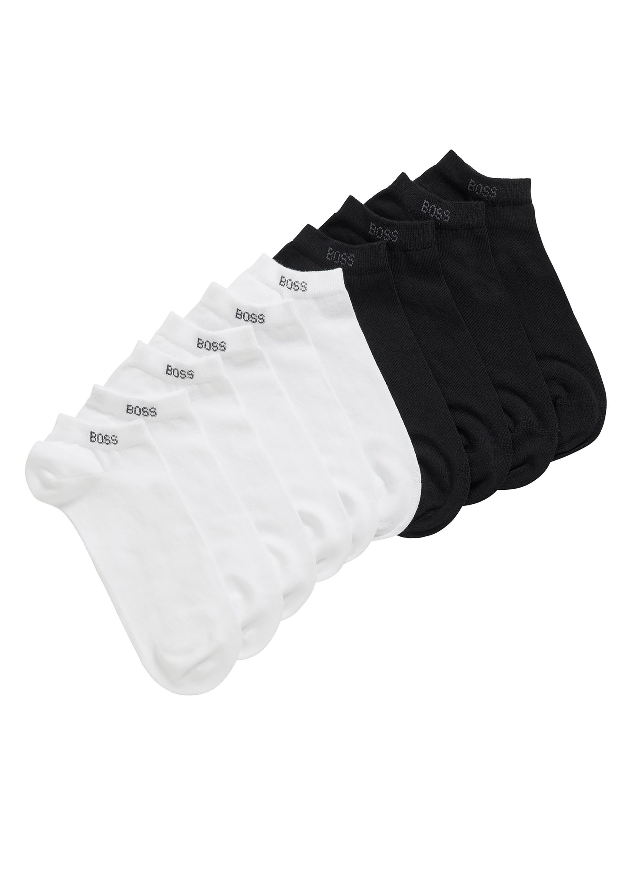 BOSS Sneakersokken 5P AS Uni Color CC (set, 5 paar, 5er)