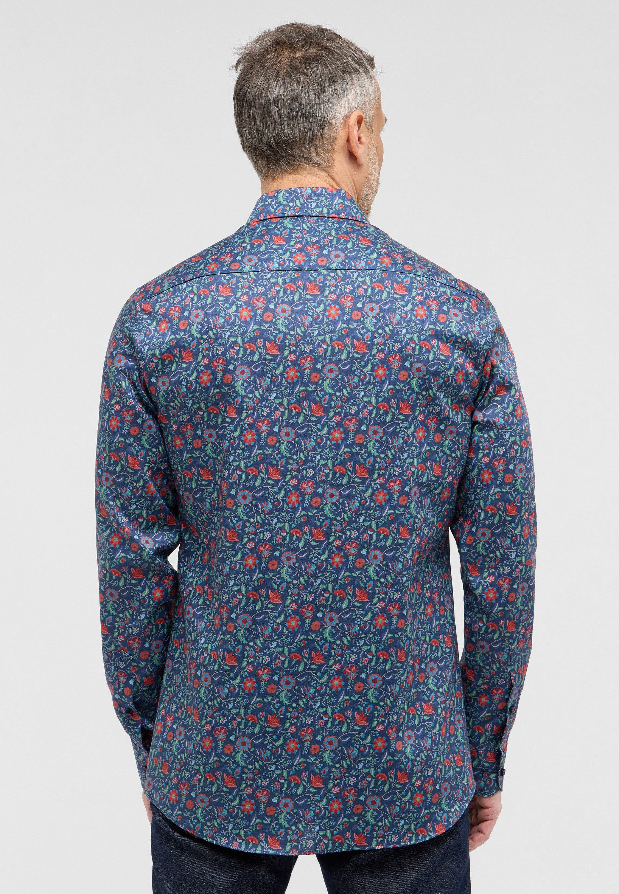 Eterna Overhemd met lange mouwen Slim fit NON IRON (strijkvrij)