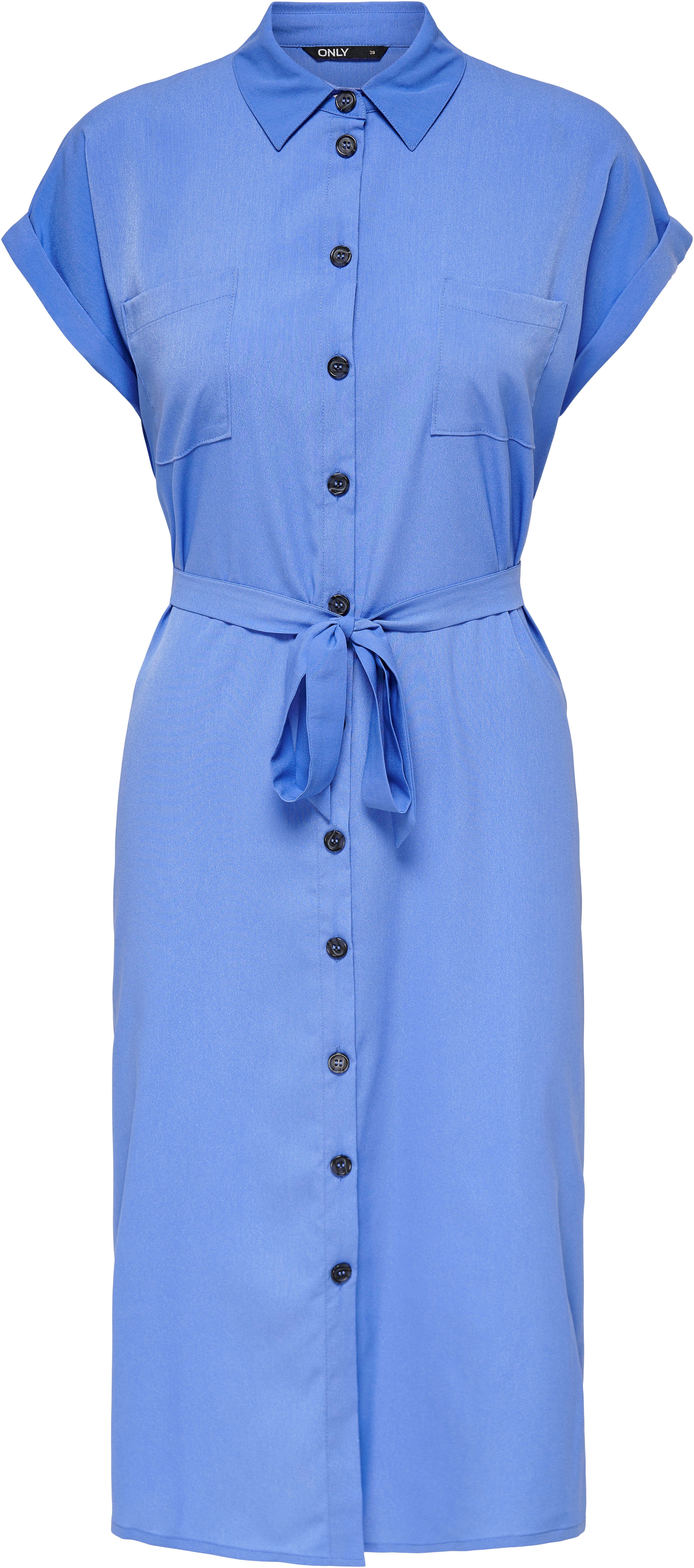 Only Jurk met overhemdkraag ONLHANNOVER S/S SHIRT DRESS NOOS WVN