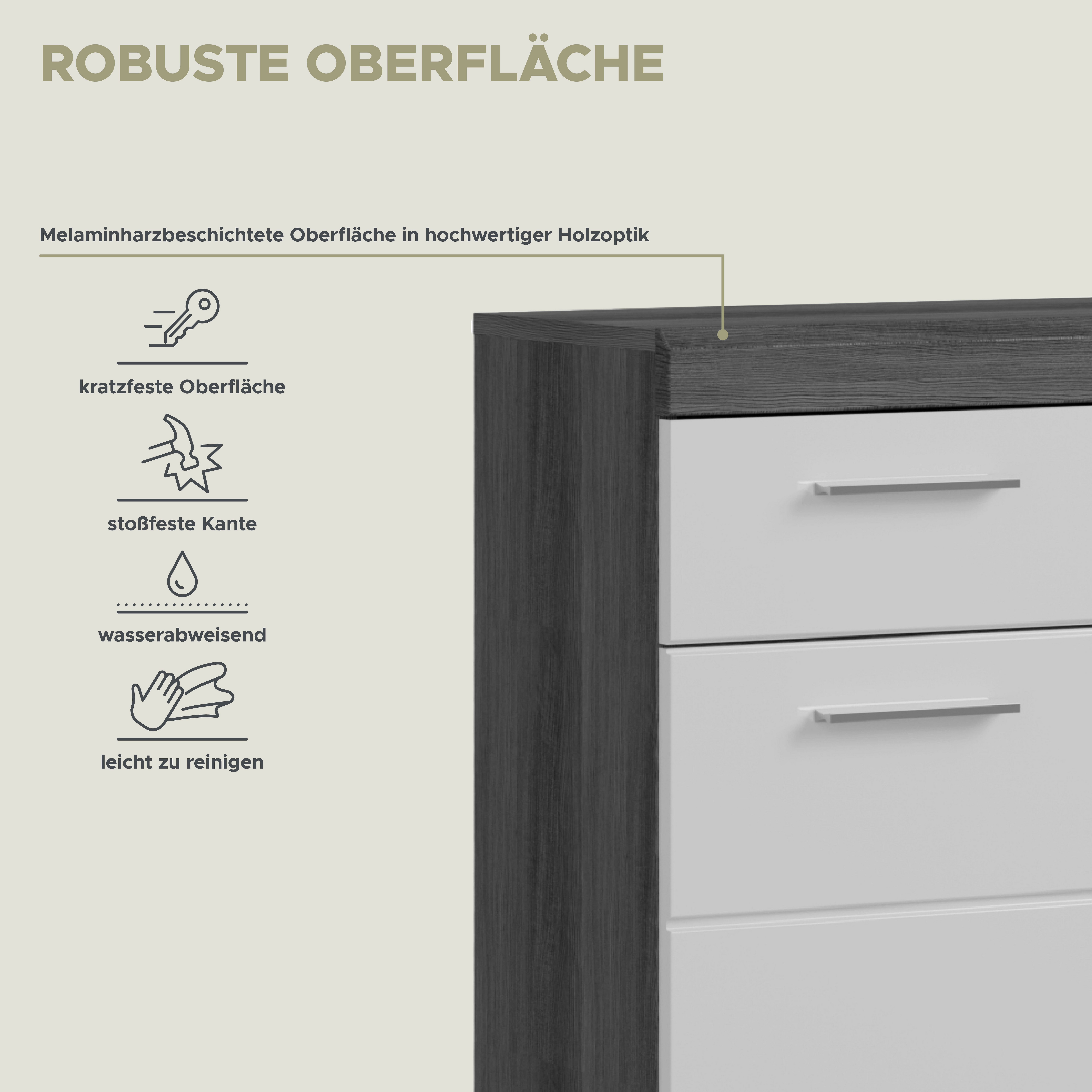 INOSIGN Onderkast Siena, breedte 74 cm, 2 deuren, 1 lade, 2 vakken, MDF-front in verschillende kleuren verkrijgbaar, badkamermeubels, badkamerkast, commode, badkamer