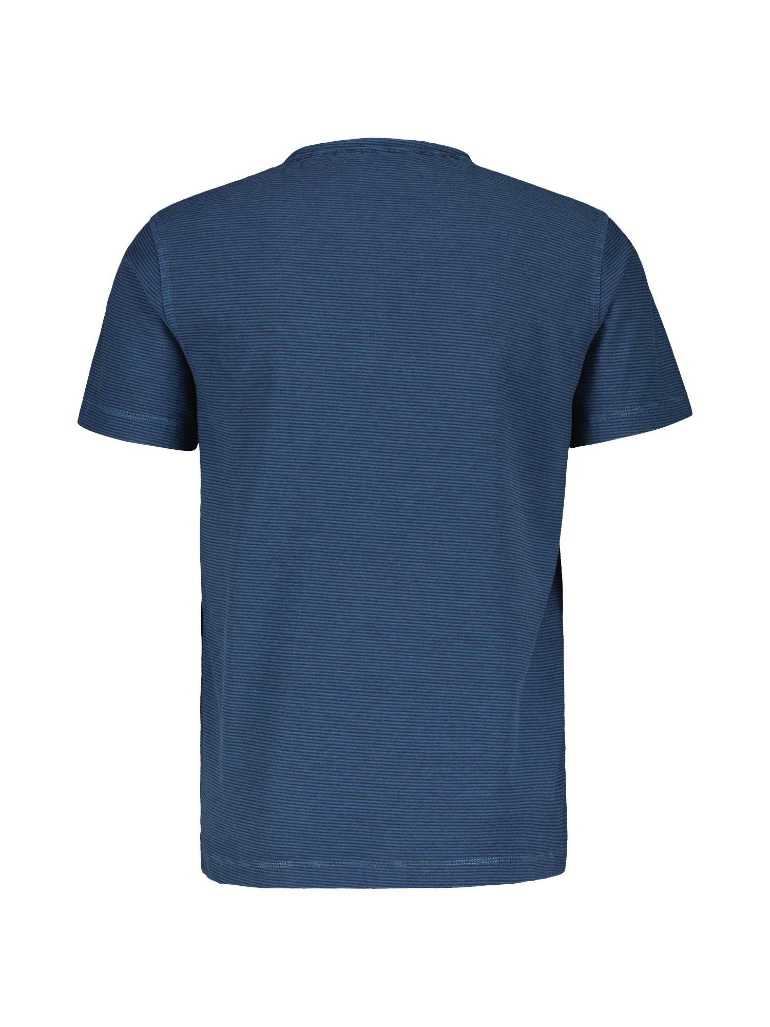 Lerros Henleyshirt LERROS serafino met afgebakende knoopsluiting