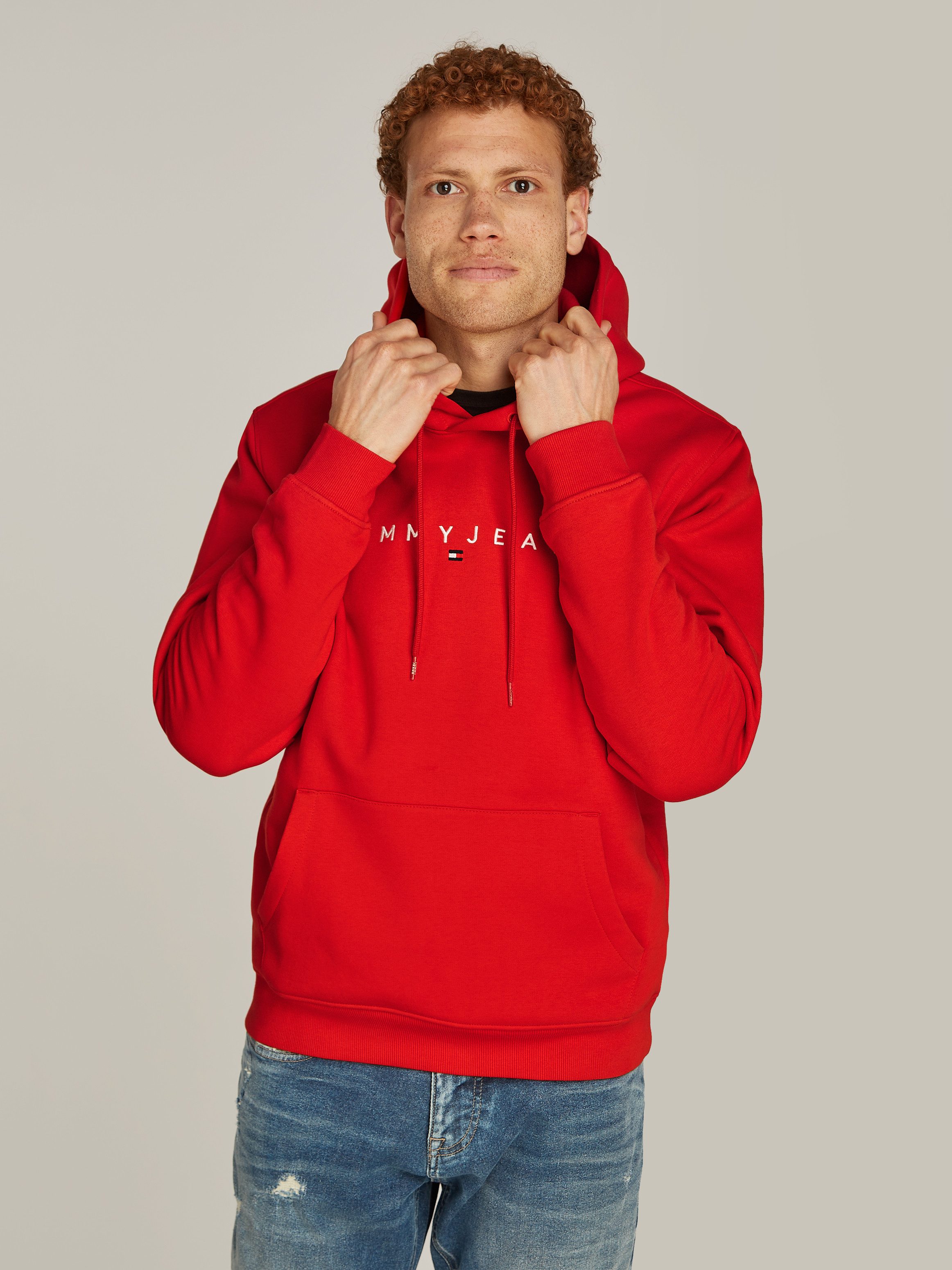 TOMMY JEANS Hoodie TJM REG LINEAR LOGO HOODIE EXT