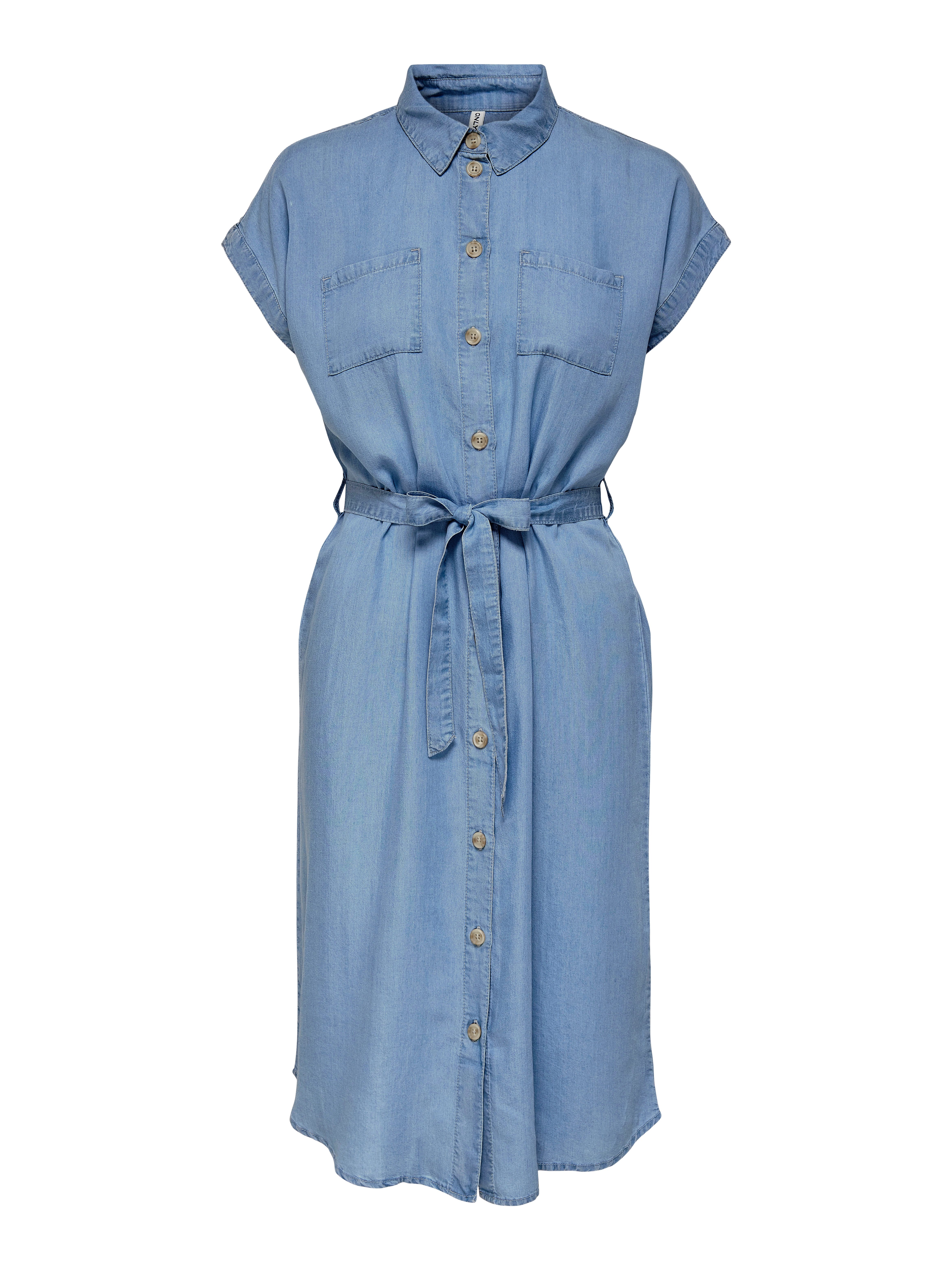 Only Jeans jurk ONLPEMA HANNOVER SS DNM SH DRESS