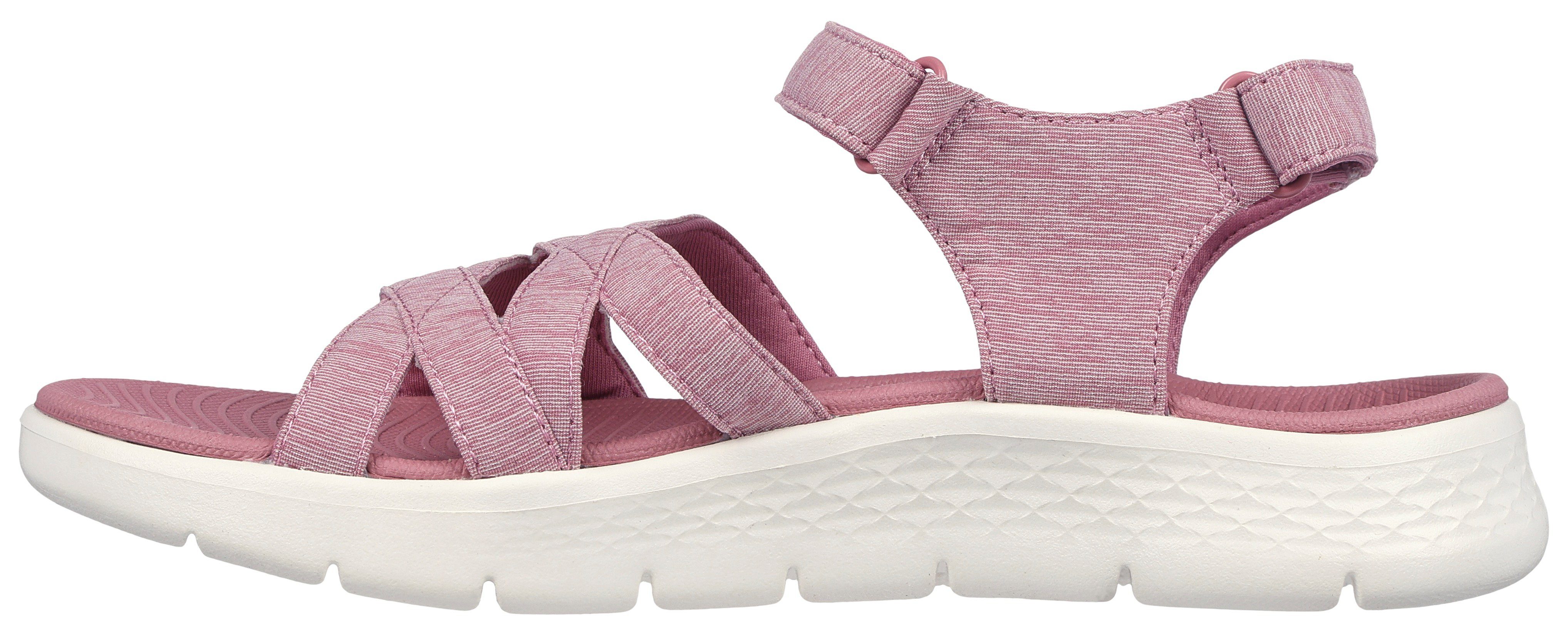 Skechers Sandalen GO WALK FLEX SANDAL-SUNSHINE , zomerschoen, sandaal, klittenbandschoen, met praktische klittenbandsluiting