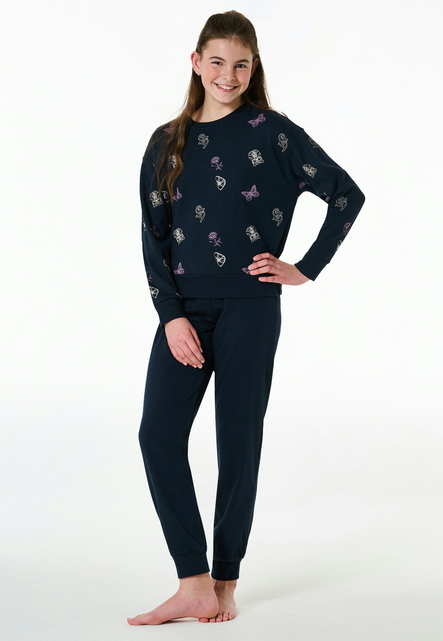 Schiesser Pyjama met elastische tailleband voor optimaal comfort (2-delig)