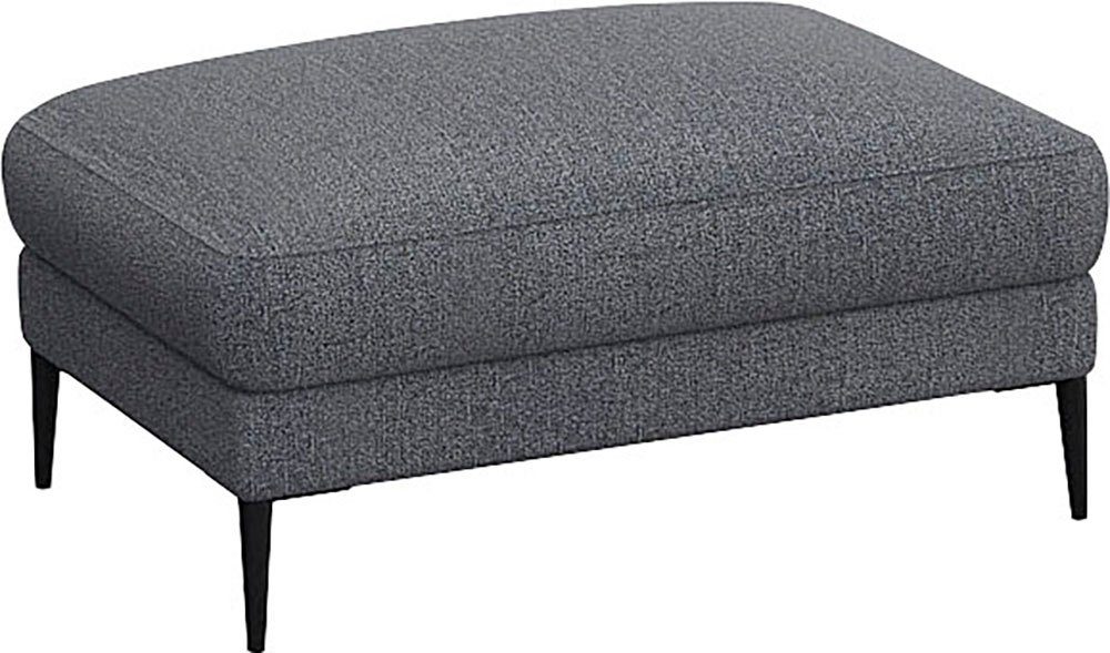 FLEXLUX Poef Belle gestoffeerde hocker, zithocker Scandinavisch design, in een sublieme verwerking