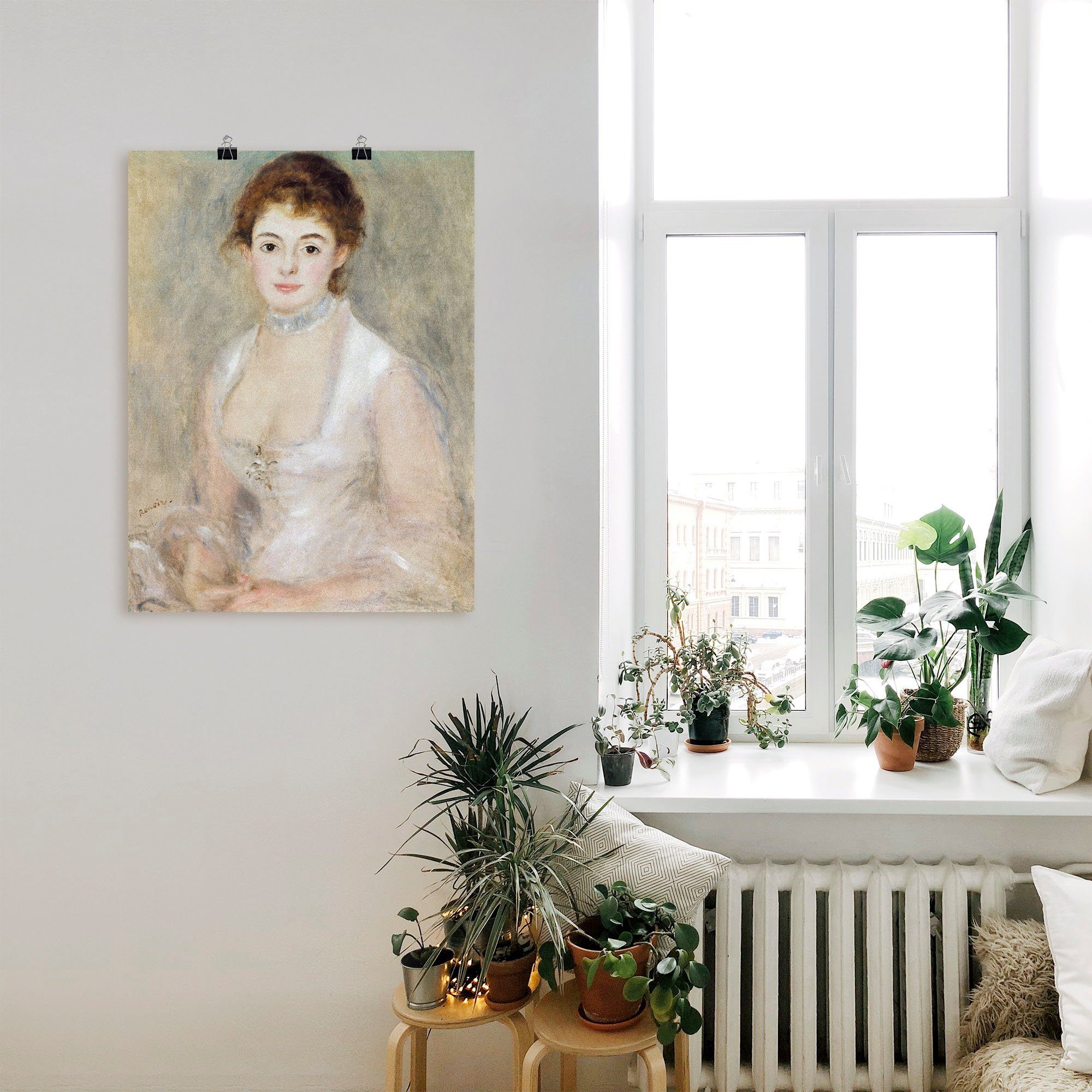 Artland Artprint Afbeelding van madame Heriot. als artprint op linnen, muursticker of poster in verschillende maten