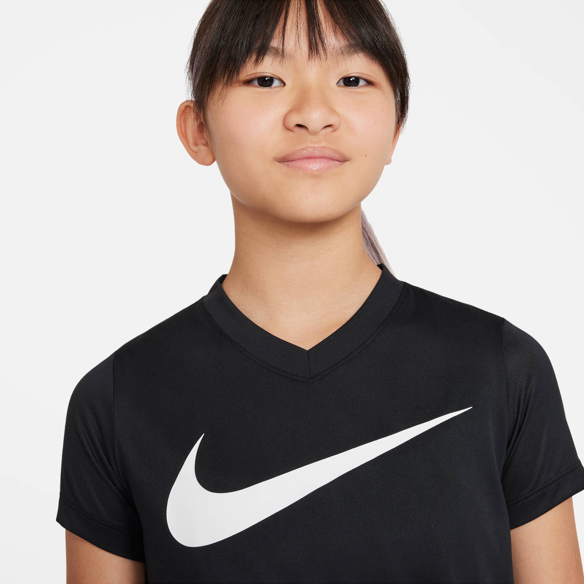 Nike Trainingsshirt DRI-FIT LEGEND BIG KIDS' (GIRLS') V-NECK TRAINING T-SHIRT