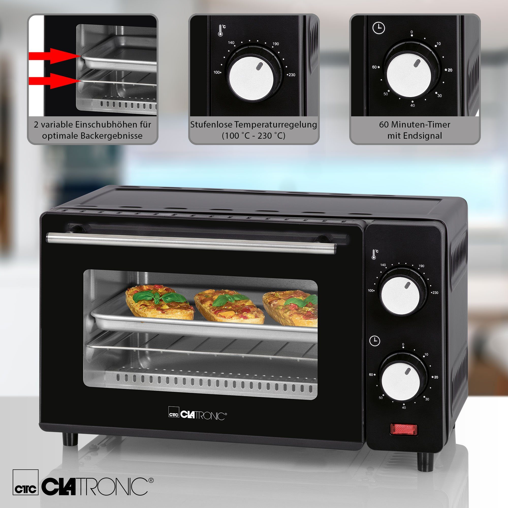 CLATRONIC Mini-oven MB 3746