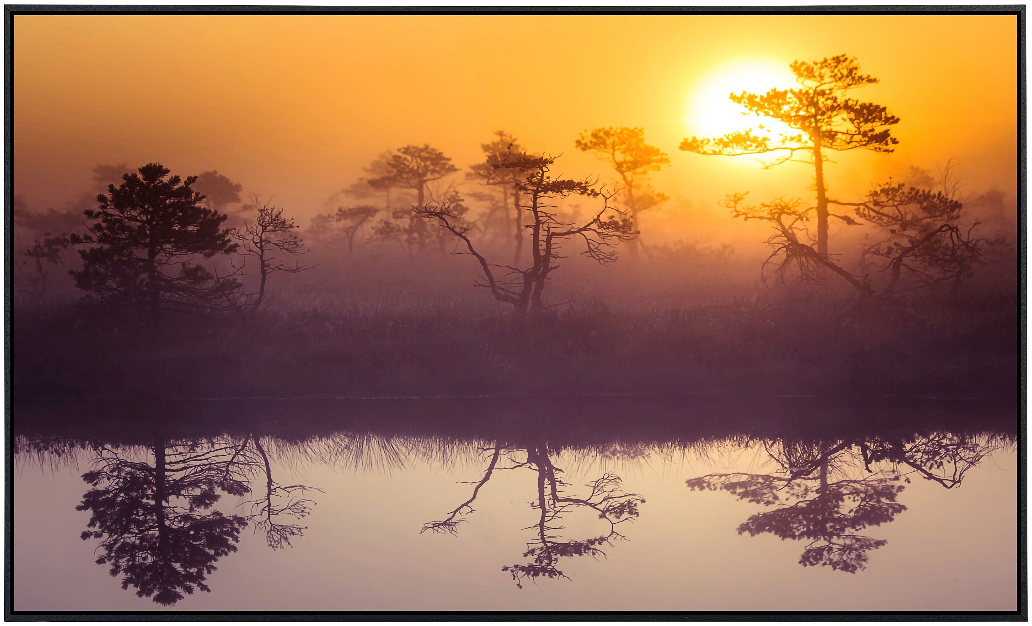 Papermoon Infraroodverwarming Misty Morning Scenery zeer aangename stralingswarmte