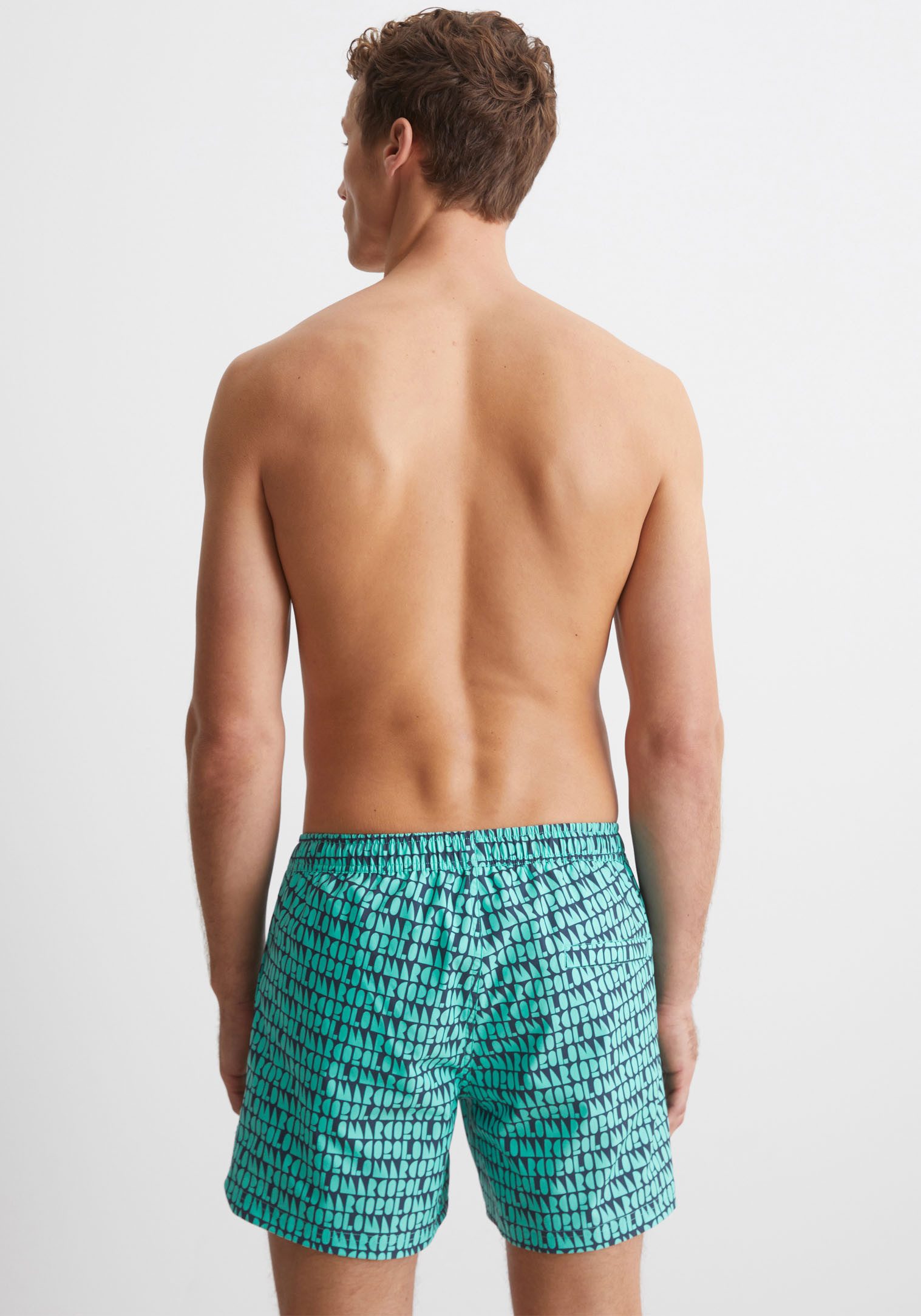 Marc O'Polo Zwemshort Mini Geo Print met trendy all-over print