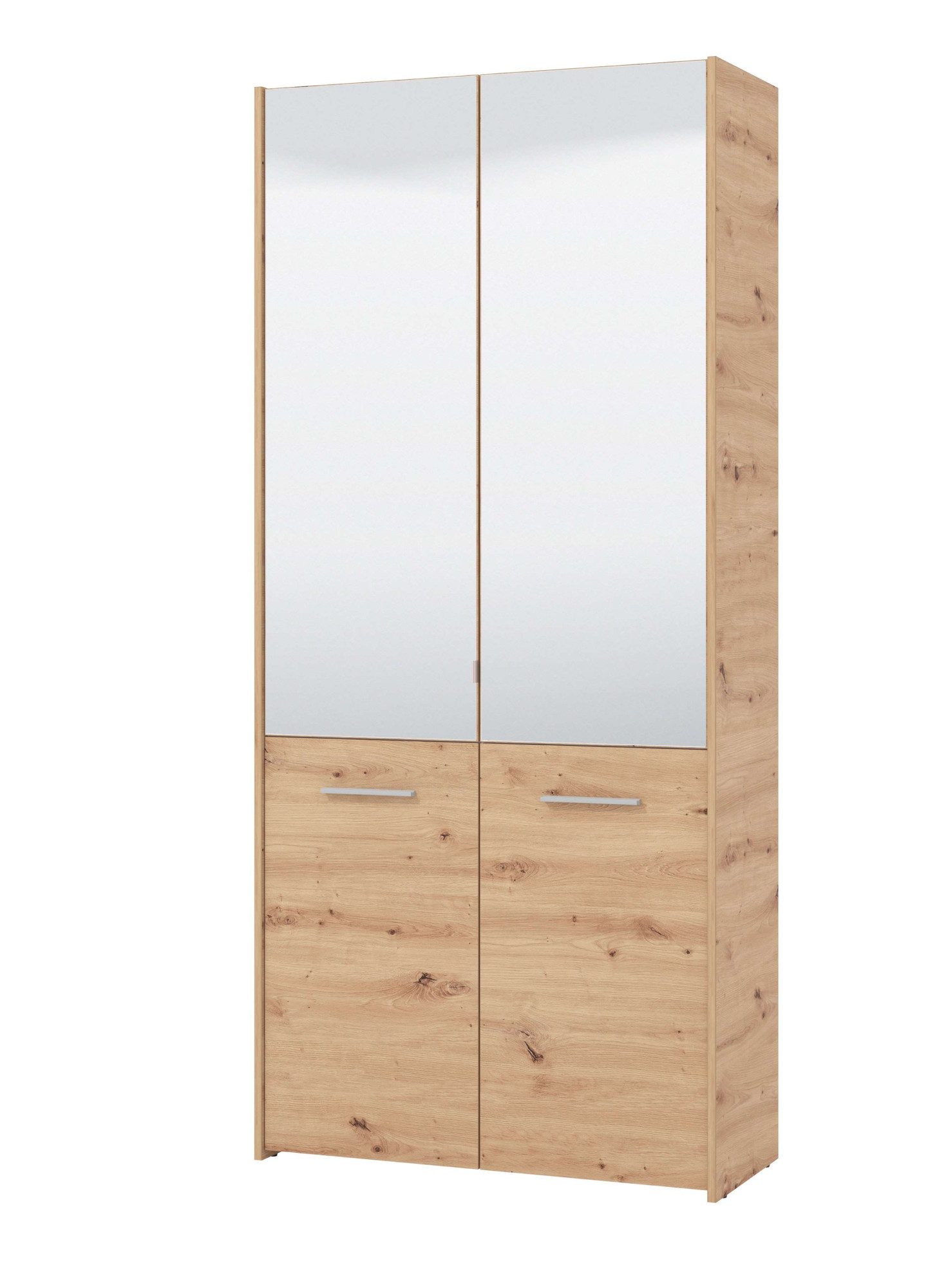INOSIGN Schoenenkast Menorca schoenenkast, opslagkast, schoenenrek, breedte 90 cm met vier deuren, in moderne en elegante kleuren, met twee spiegels