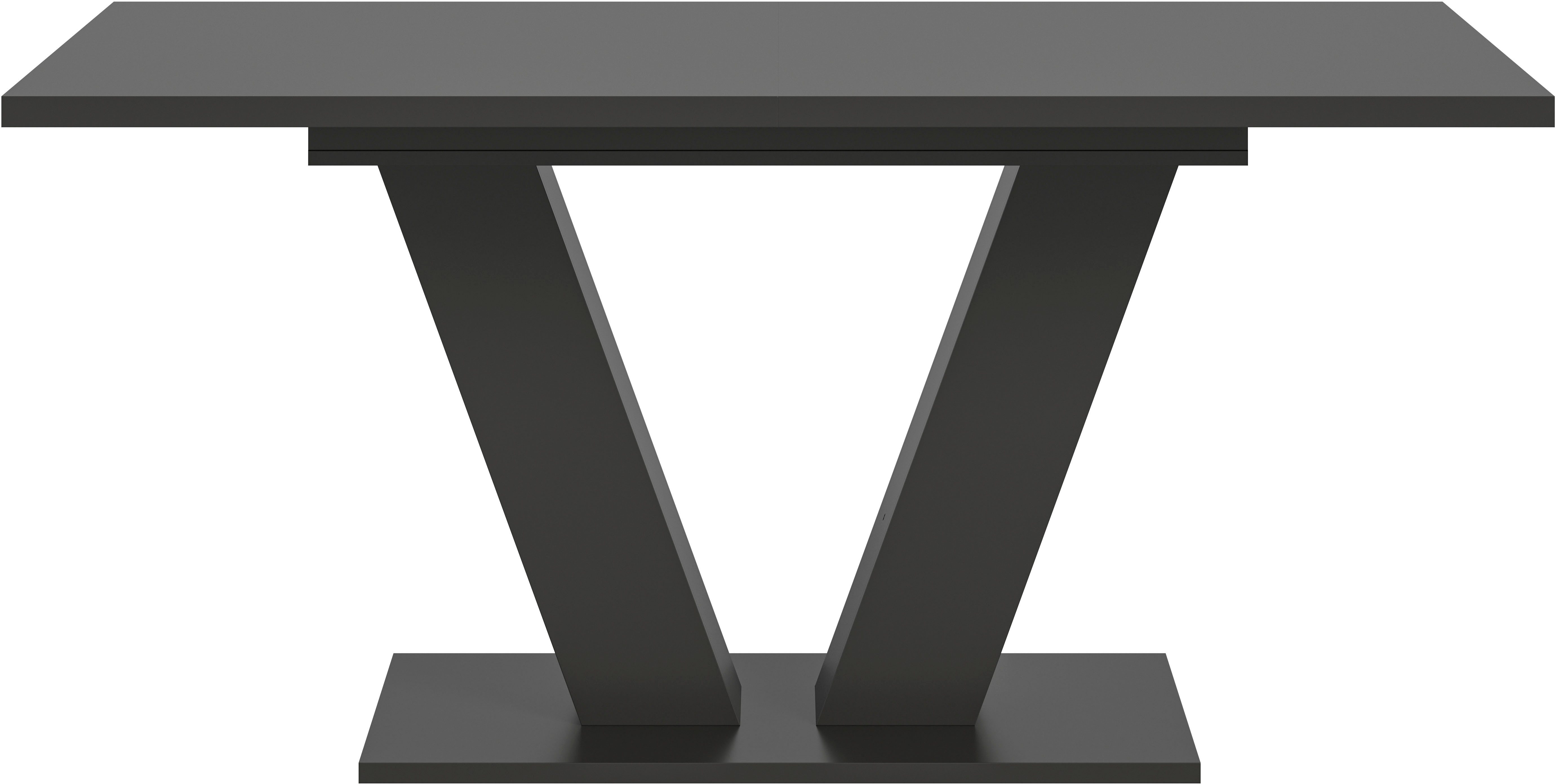 INOSIGN Eettafel Motus, uitschuifbaar 150 - 190 cm, inclusief 40 cm inlegplaat
