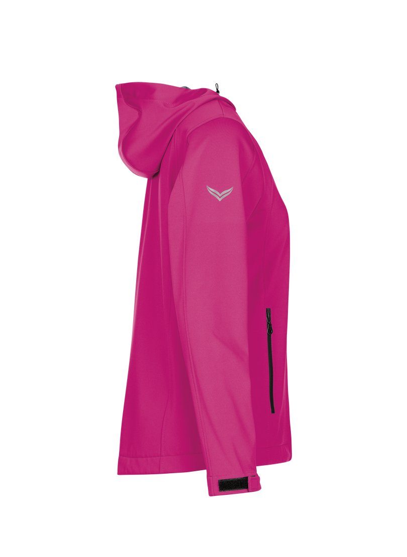 Trigema Softshell-jack TRIGEMA getailleerd Softshell-jack met capuchon (1 stuk)