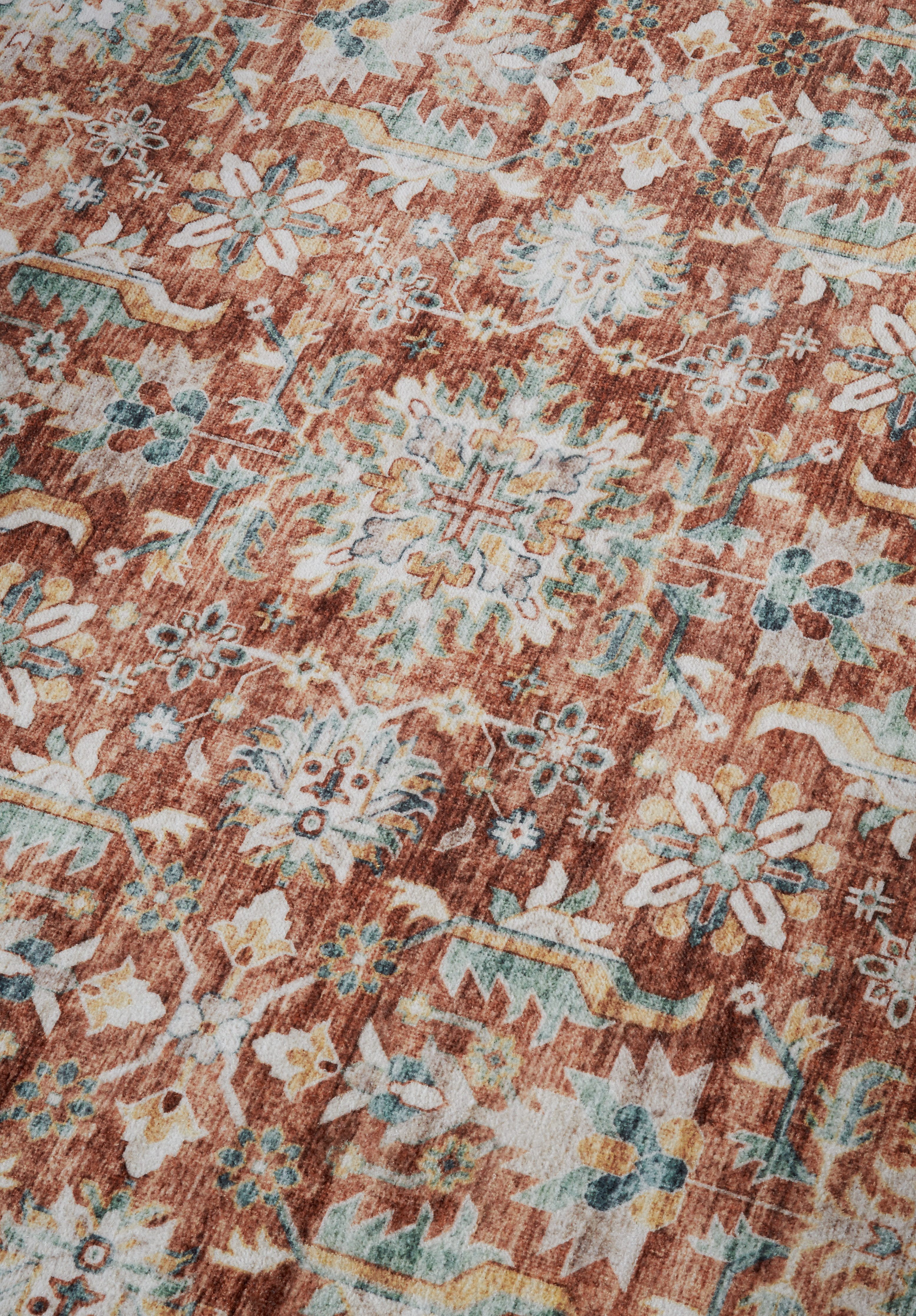 ELLE DECORATION Vloerkleed Saveh Kortpolig, antislip, vintage, klassiek, woonkamer, gang