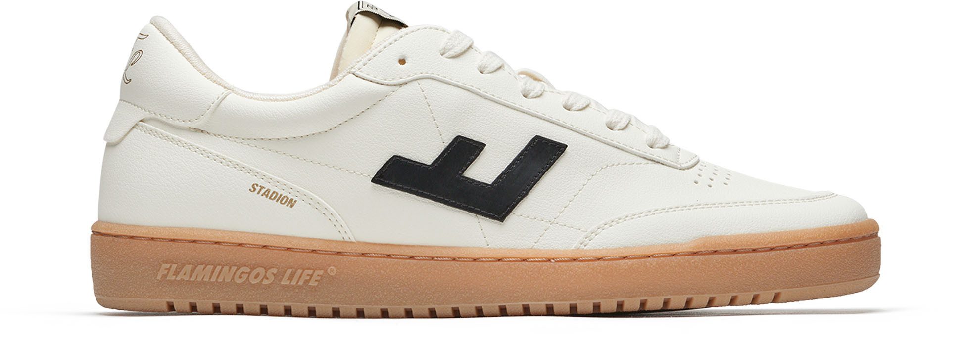 MUSTANG Sneakers STADION vegan sneakers, bovenmateriaal van 68% maïsrestanten