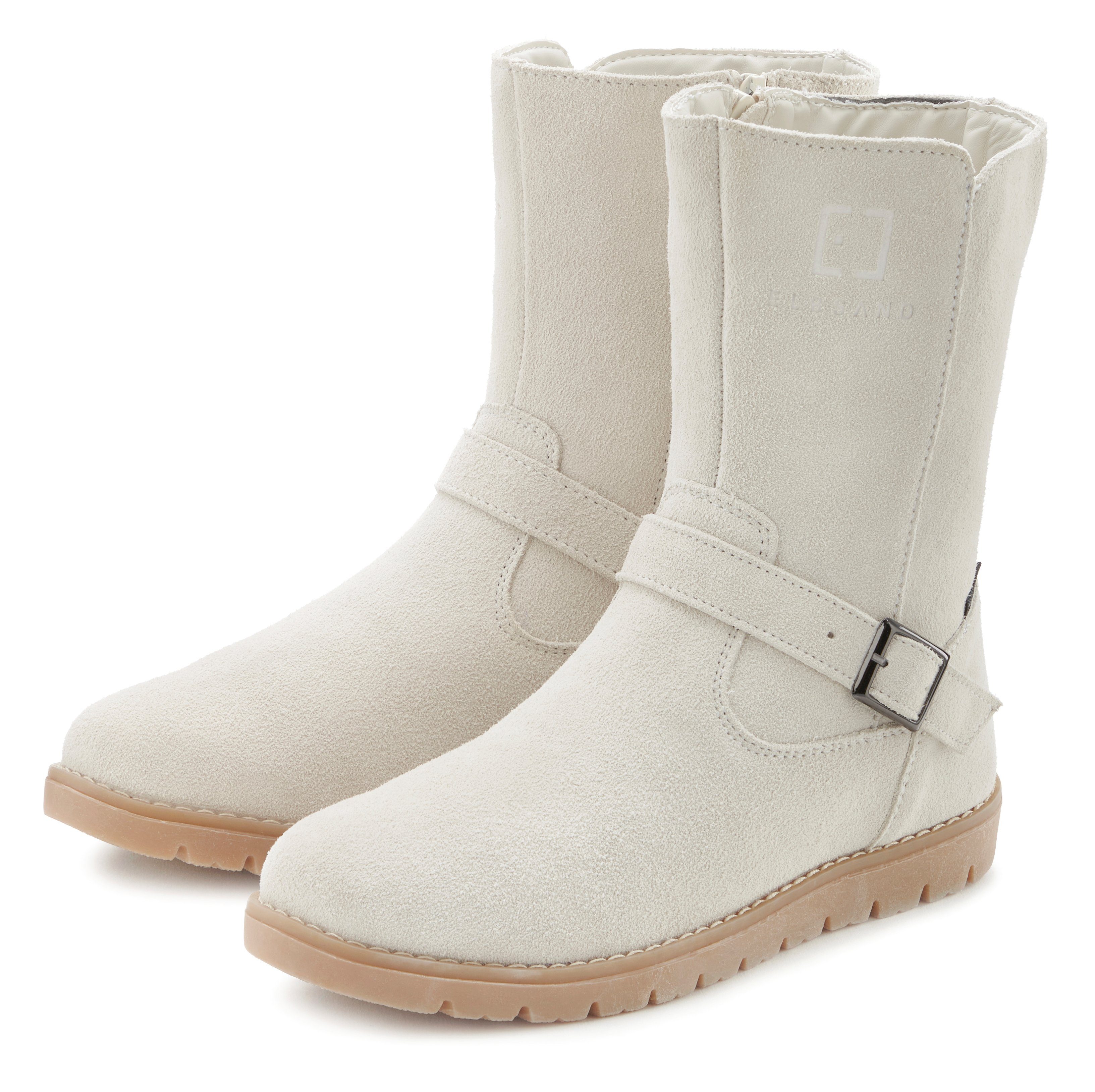 Elbsand Winterlaarzen Boots, winter enkellaars, leer, wind- & waterafstotende Tex-membraan