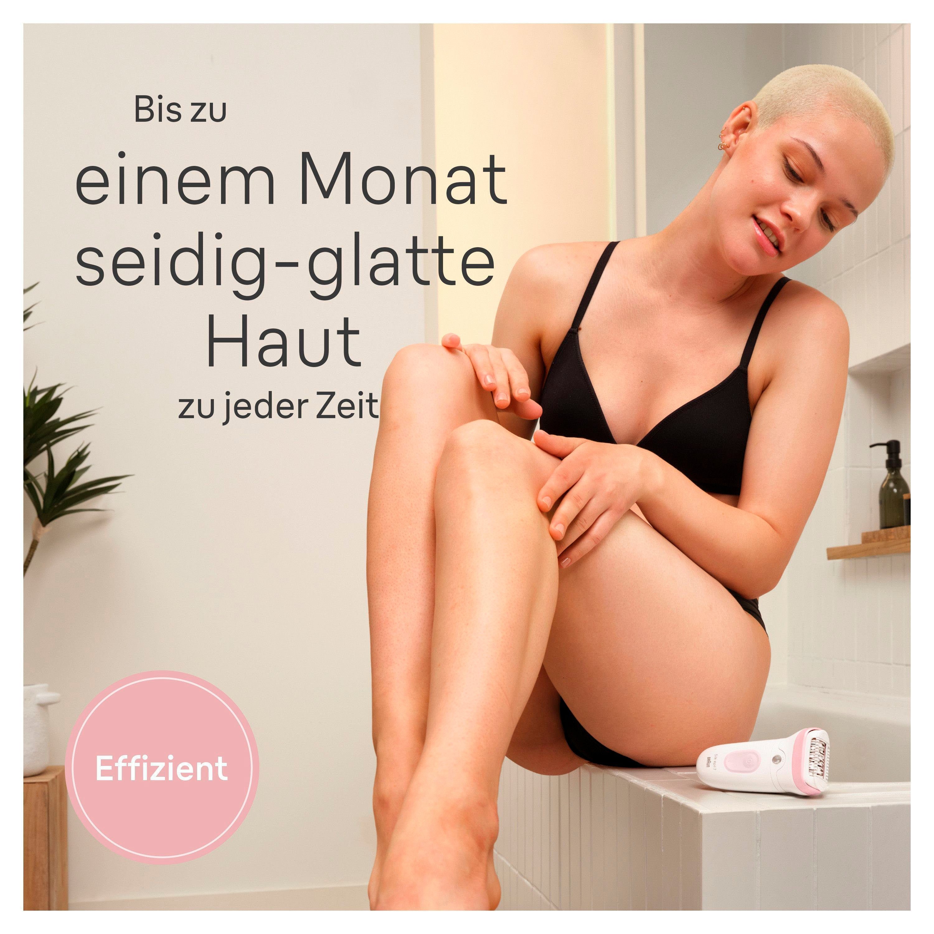 Braun Epilator Silk-épil 7 7-000 Massage-rolopzetstuk, nat & droog
