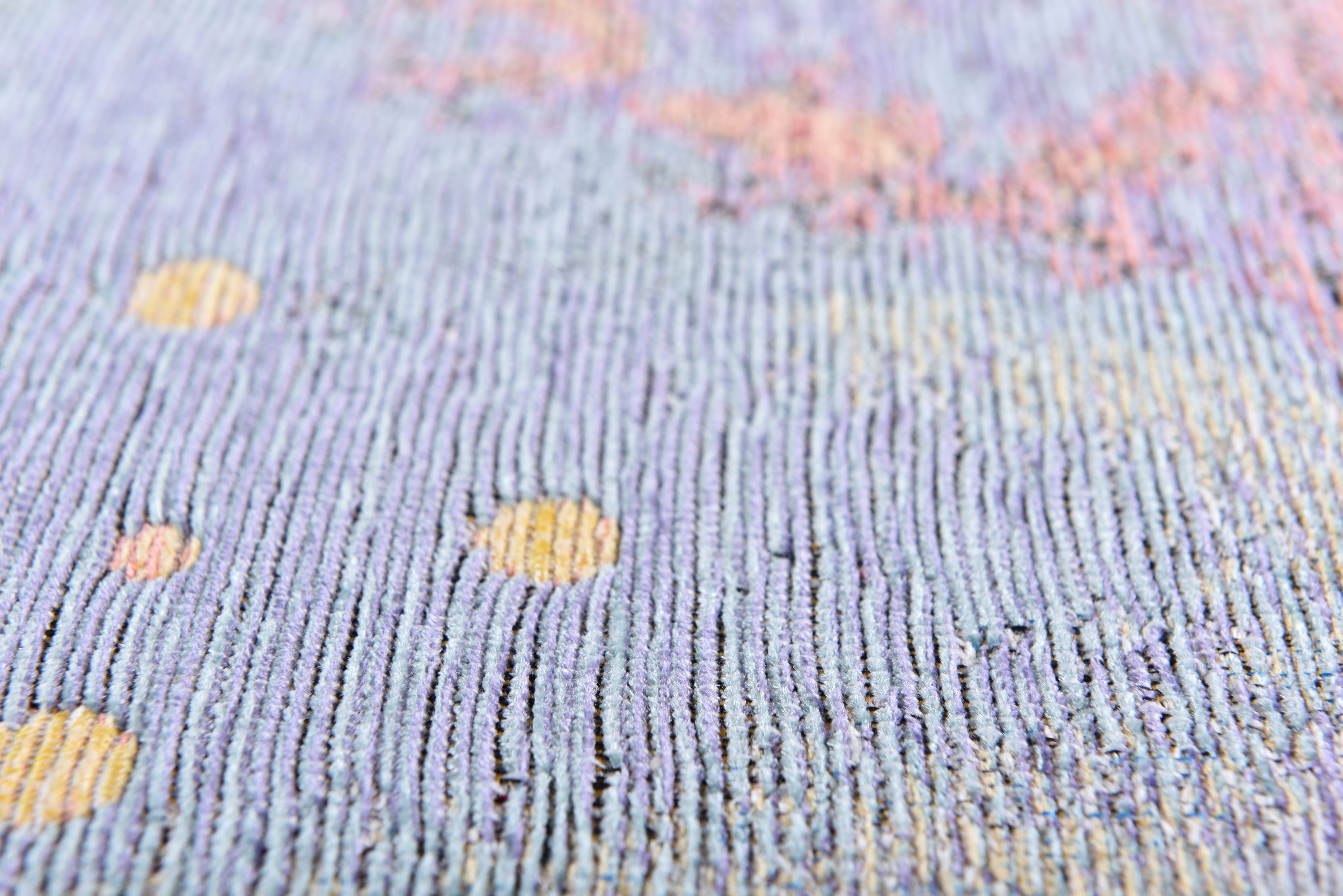 Gino Falcone Vloerkleed Cosima-106 plat geweven jacquard-vloerkleed, met chenillegaren, modern design