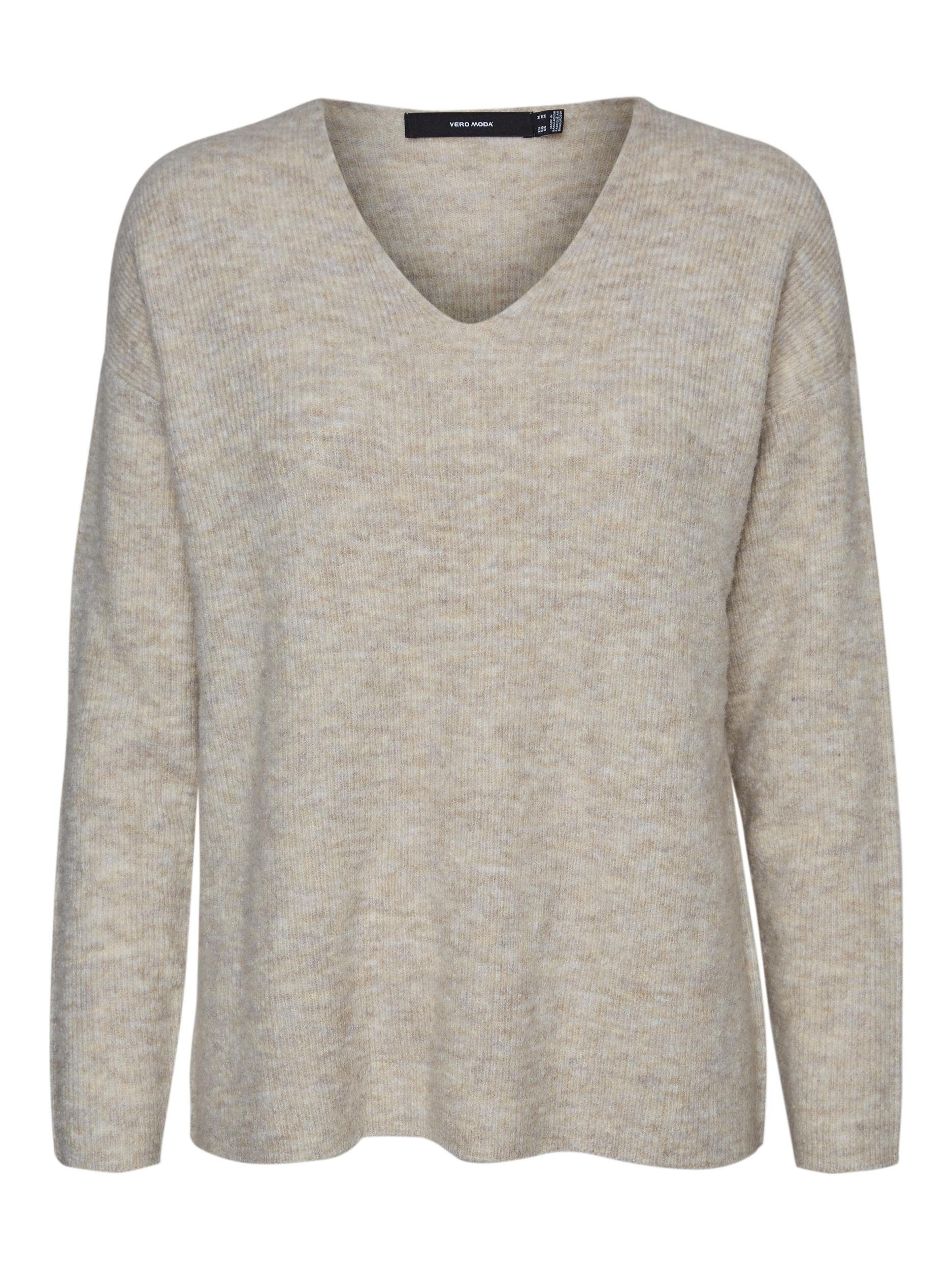 Vero Moda Trui met V-hals VMCREWLEFILE LS V-NECK BLOUSE NOOS