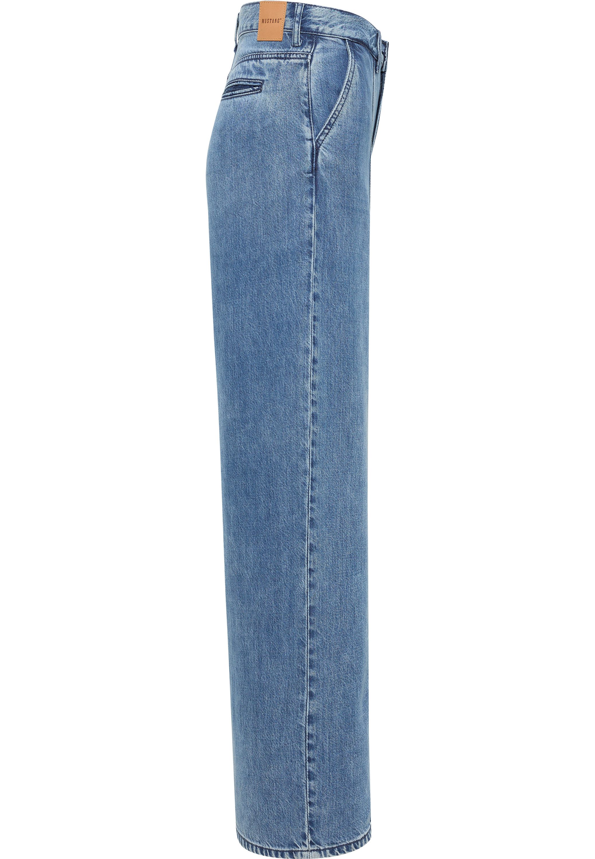 MUSTANG Five-pocketsbroek Dames stijl Luise breed