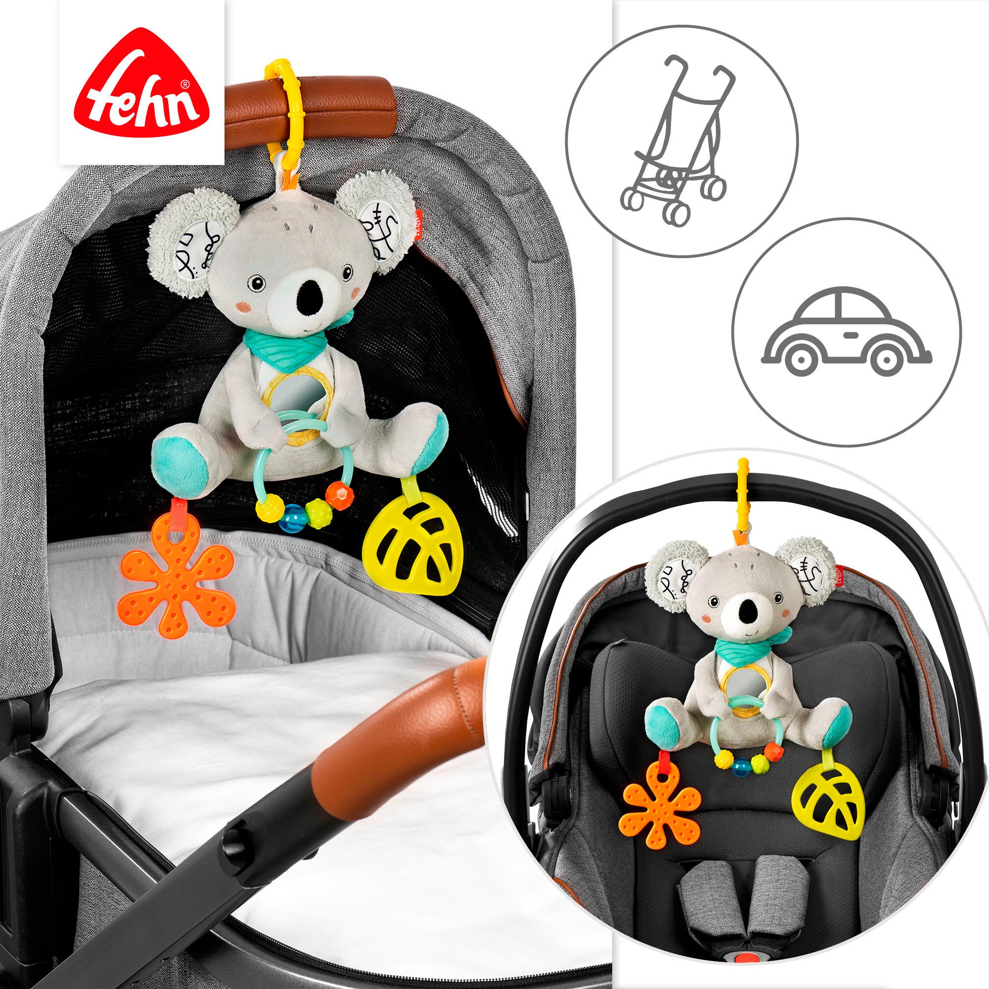 Fehn Grijpspeeltje DoBabyDoo, Activity-koala