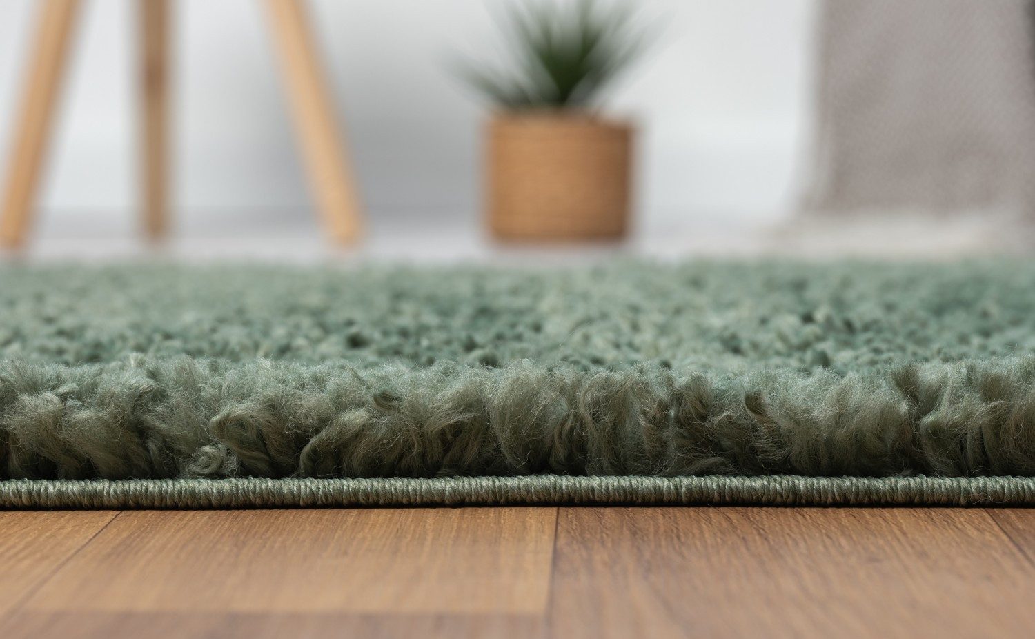 my home Hoogpolig vloerkleed Banji Uni-kleuren, zacht en fluffy, ook als loper en in rond verkrijgbaar
