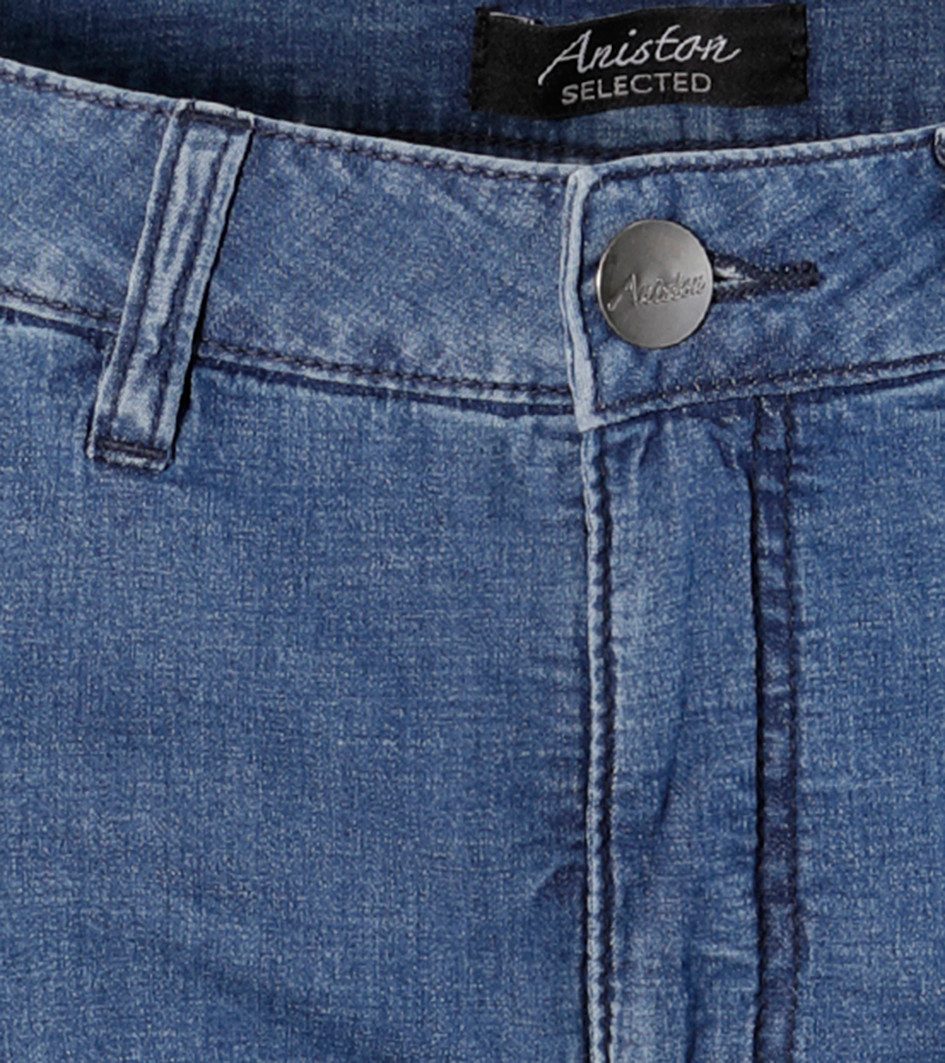 Aniston SELECTED Straight jeans met brede pijpen reguliere taille